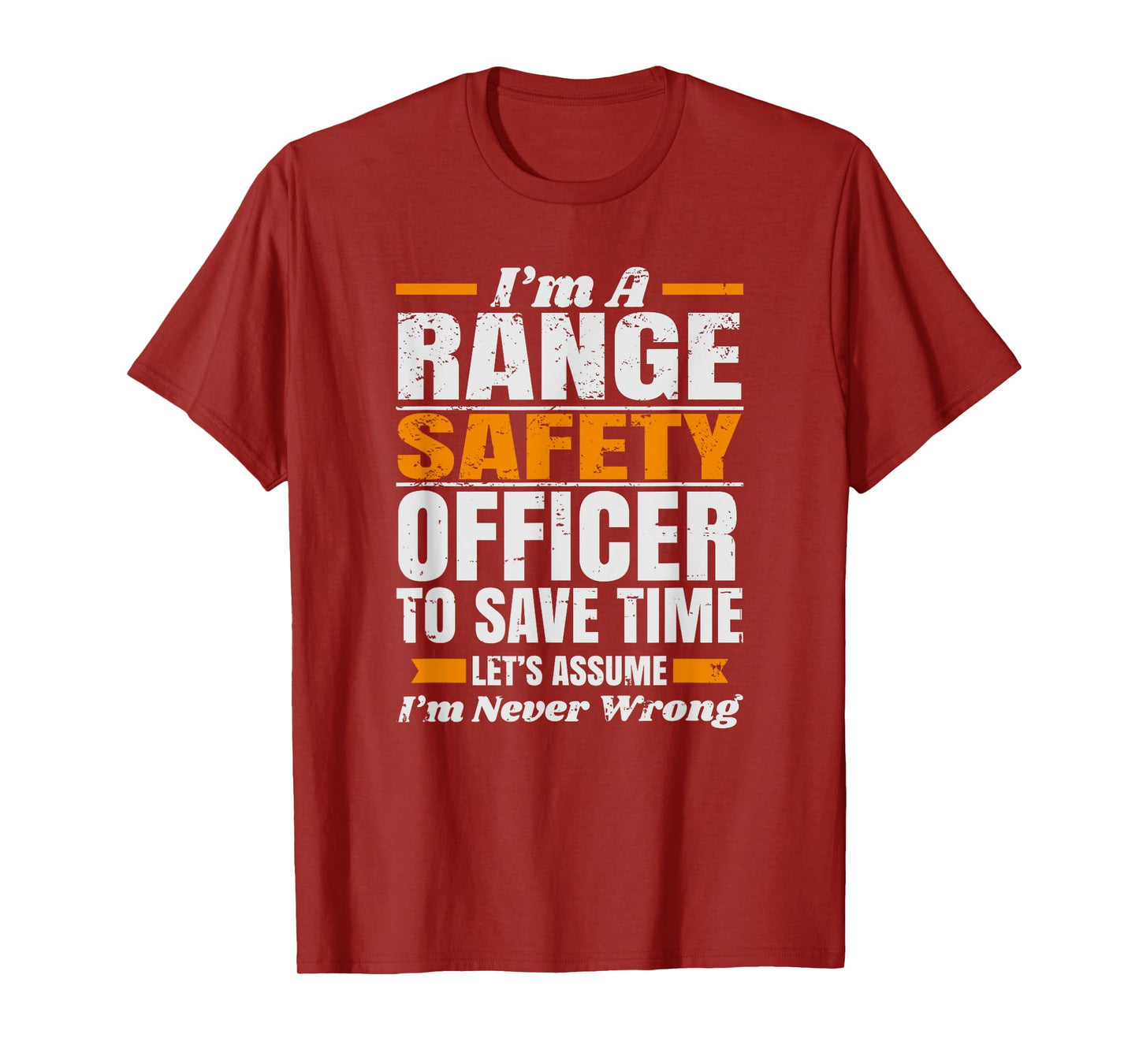 Funny Range Safety Officer RSO Shooting Guard T-Shirt