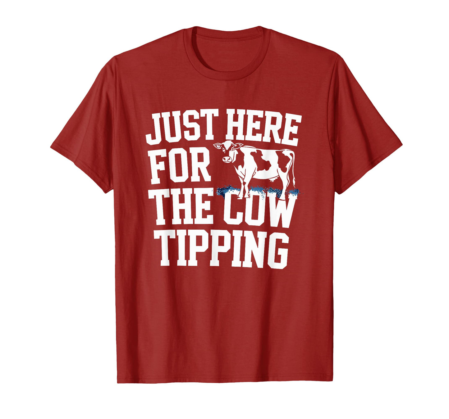 Funny Cow Tipping Joke Country Life Prank T-Shirt