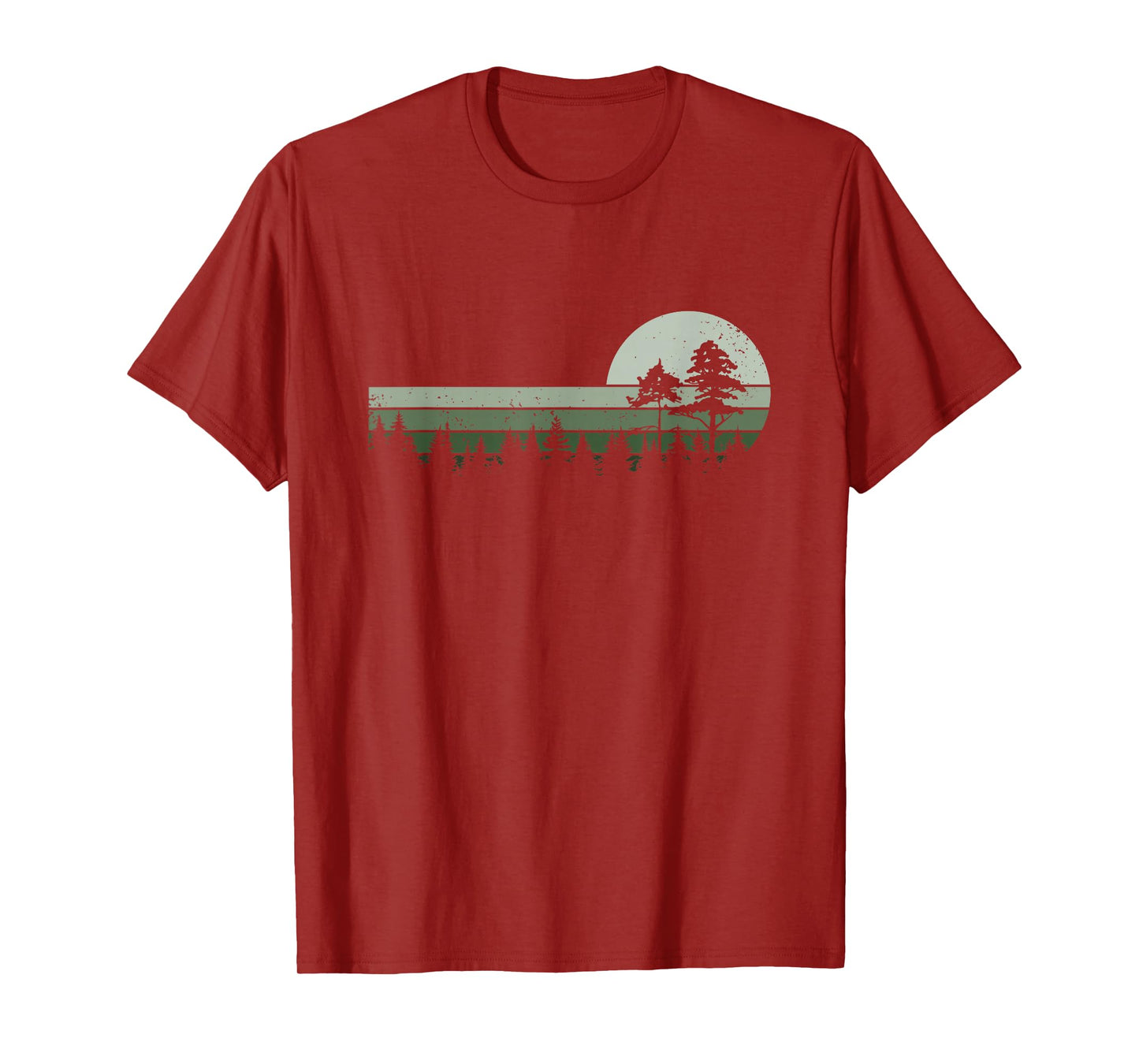 Vintage Forest Trees Wildlife Nature T-Shirt