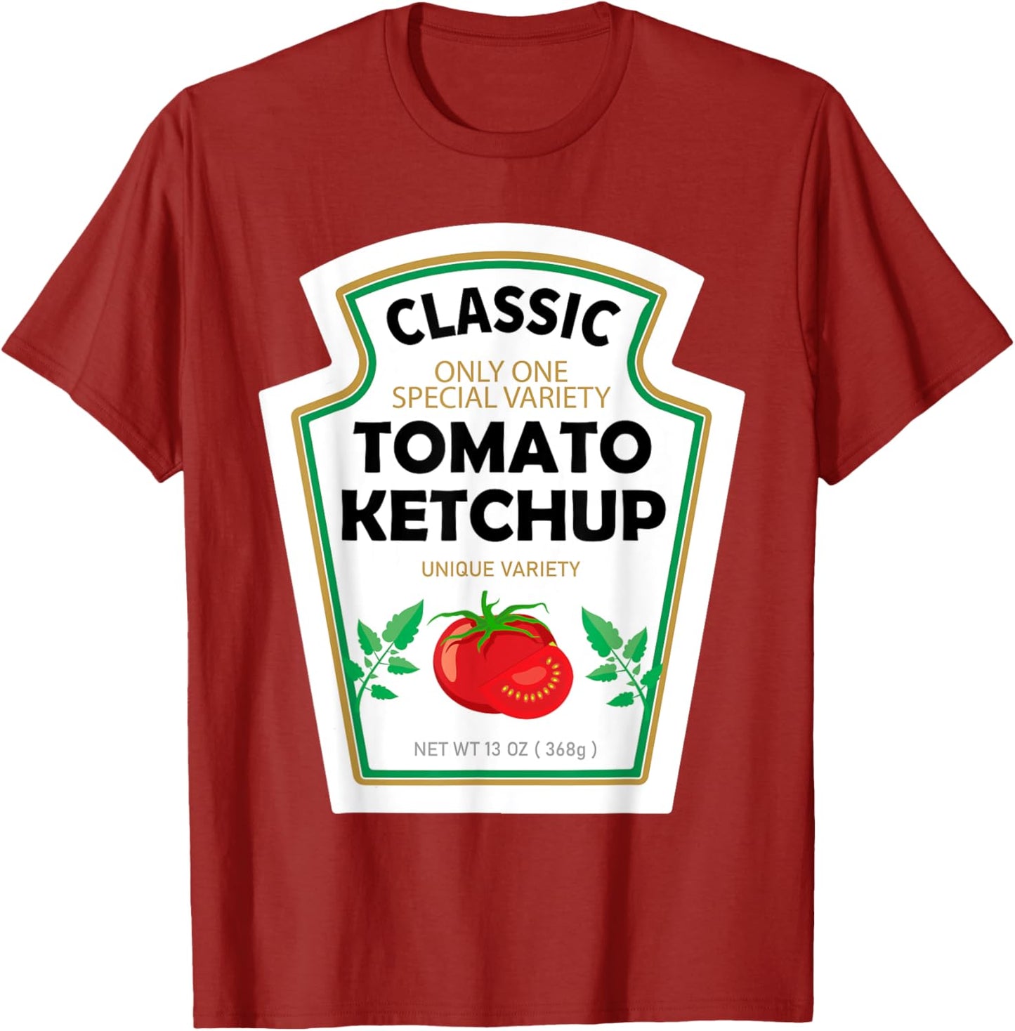 Red Ketchup DIY Costume Matching Couples Groups Halloween T-Shirt