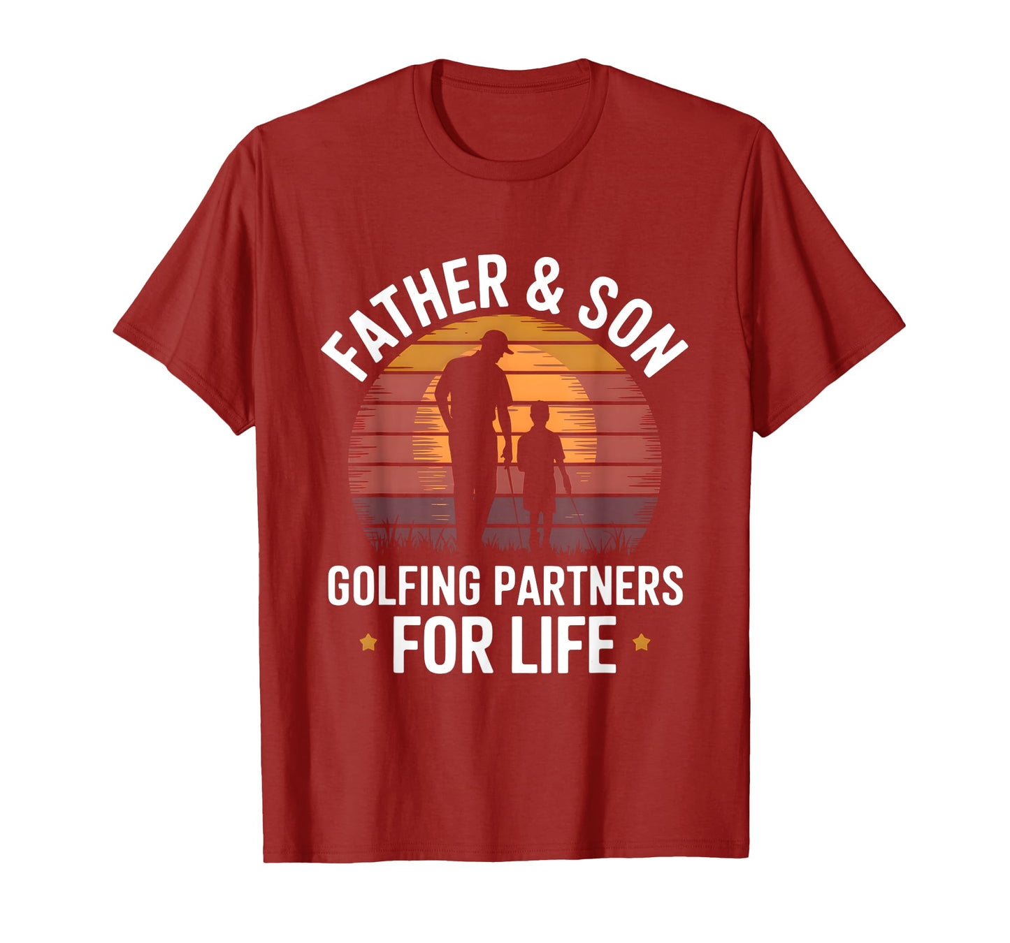 Father Son Golfing Partners Family Golf Matching Dad Golfer T-Shirt