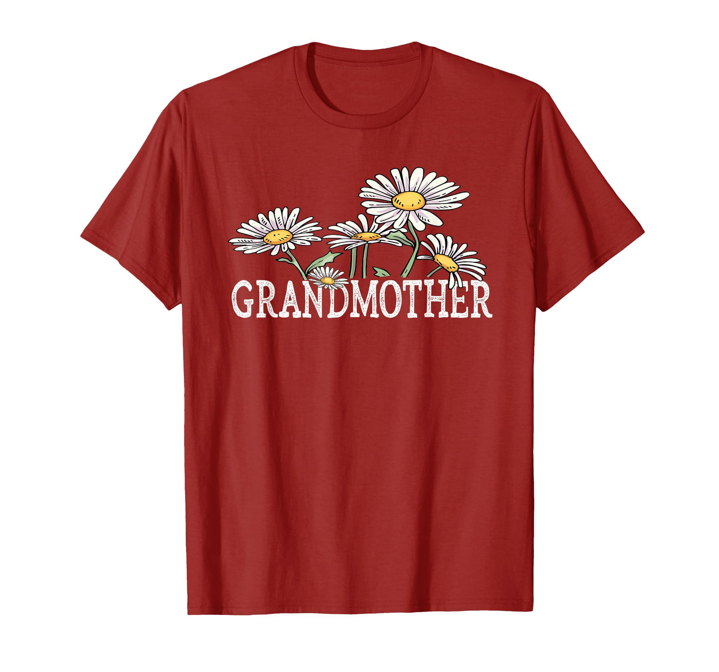 Grandmother Floral Chamomile Mother's Day Gifts Grandmother T-Shirt