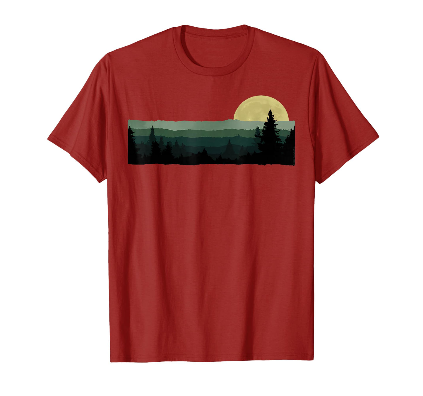 Trees Nature Mountains Adventure Outdoor Wildlife Forest T-Shirt
