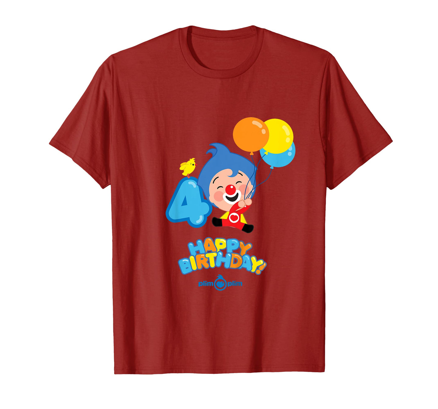 Kids Plim Plim The Kindness Hero - Happy Birthday T-Shirt