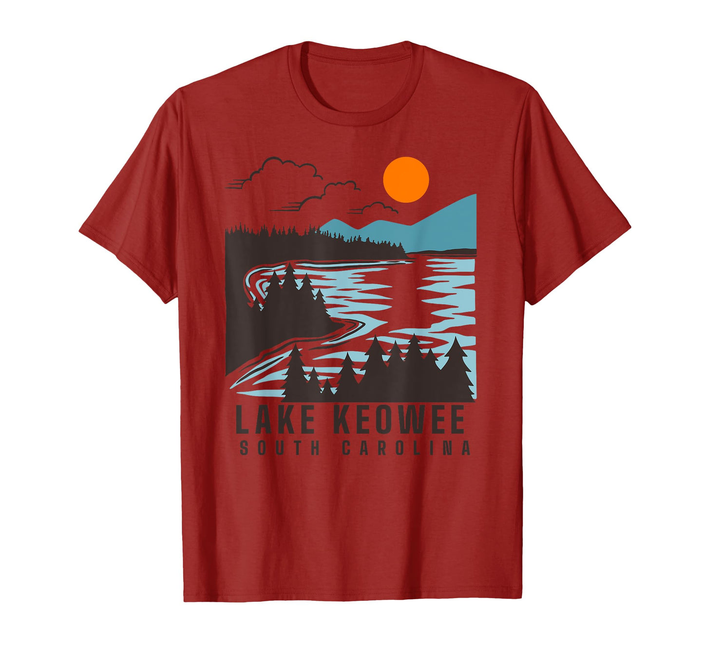 Lake Keowee Lake South Carolina Summer Lake Life Boating T-Shirt