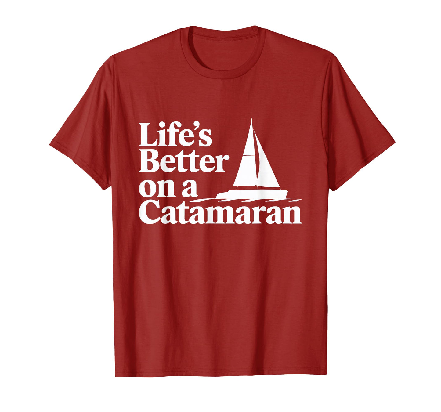 Catamaran Sailing Yachting Boating Ocean Explorer Maritime T-Shirt