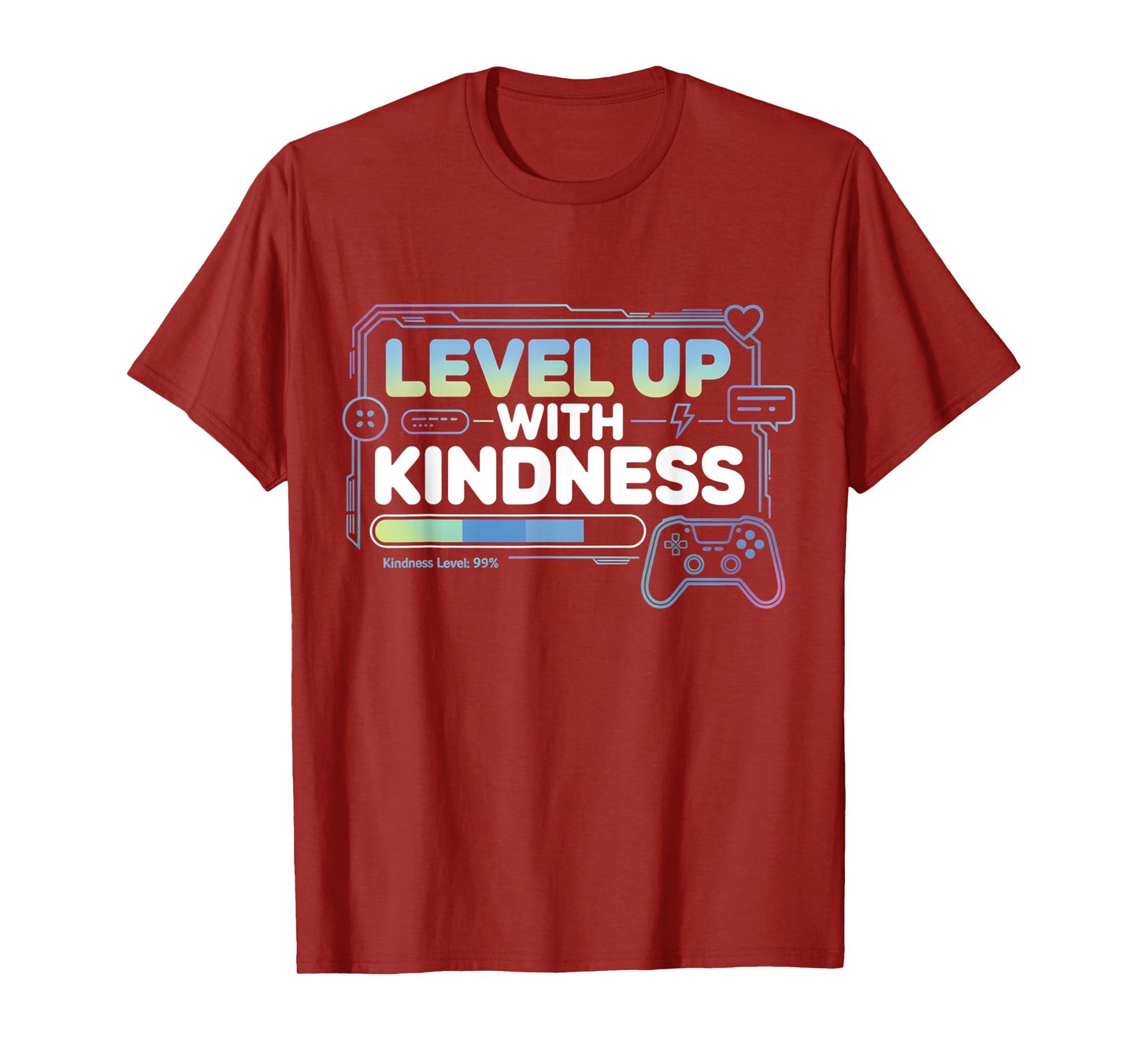 Gaming Kindness Back to School Anti Bullying Unity Day Gamer T-Shirt