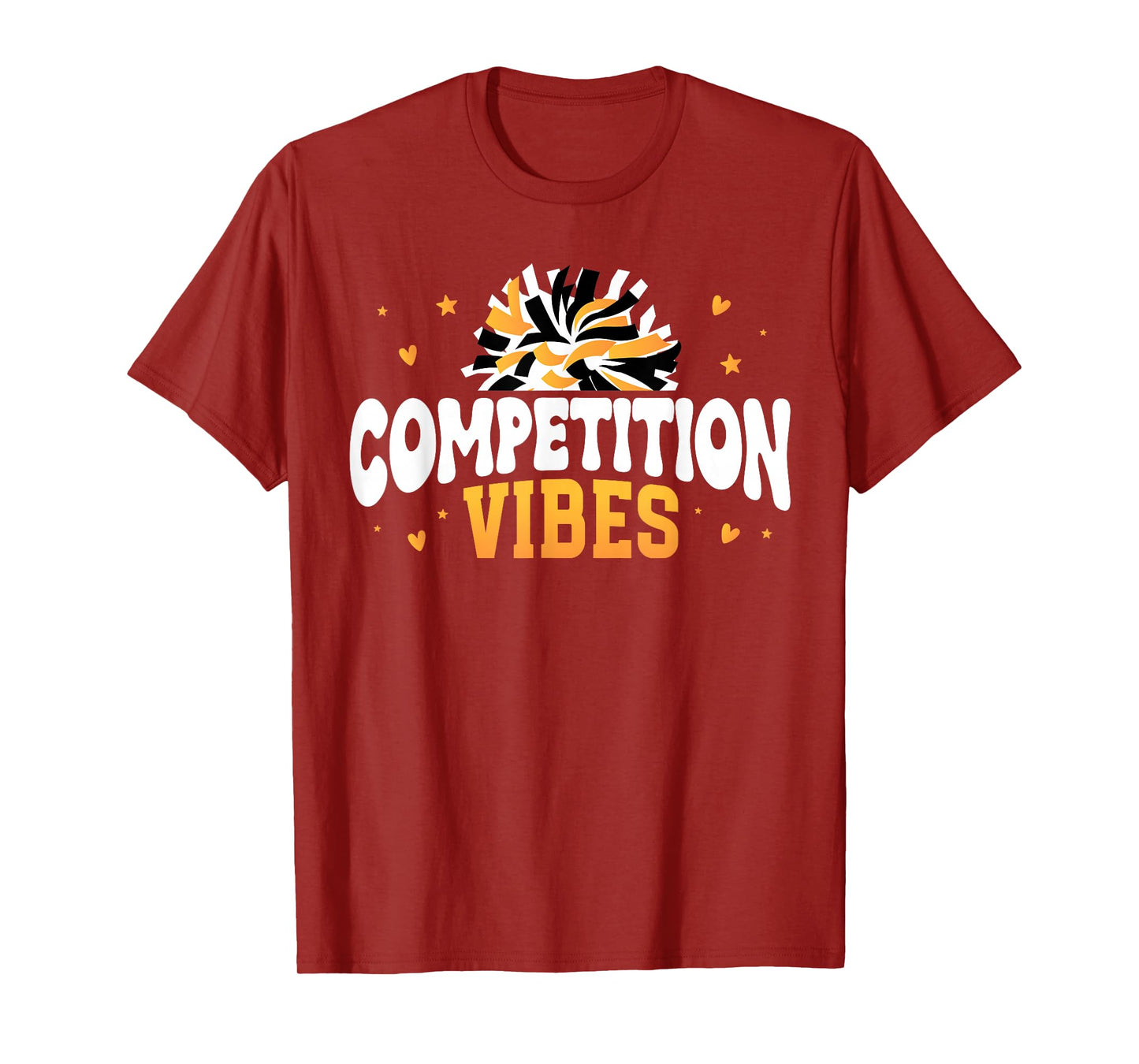 Competition Vibes Cheer Comp Day Cheerleader Competition Day T-Shirt
