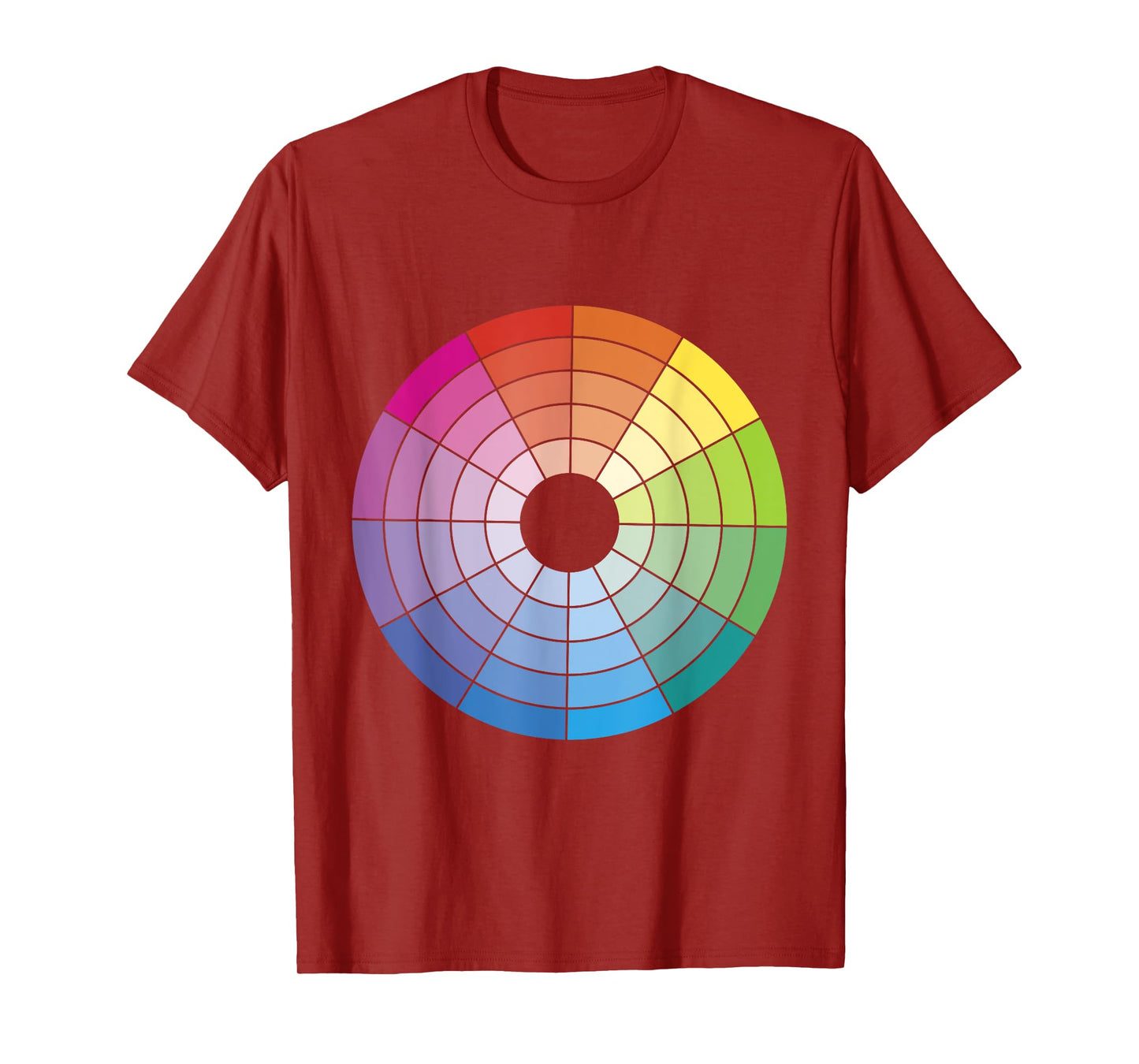 Colour Wheel Chart Color Hex Artist T-Shirt