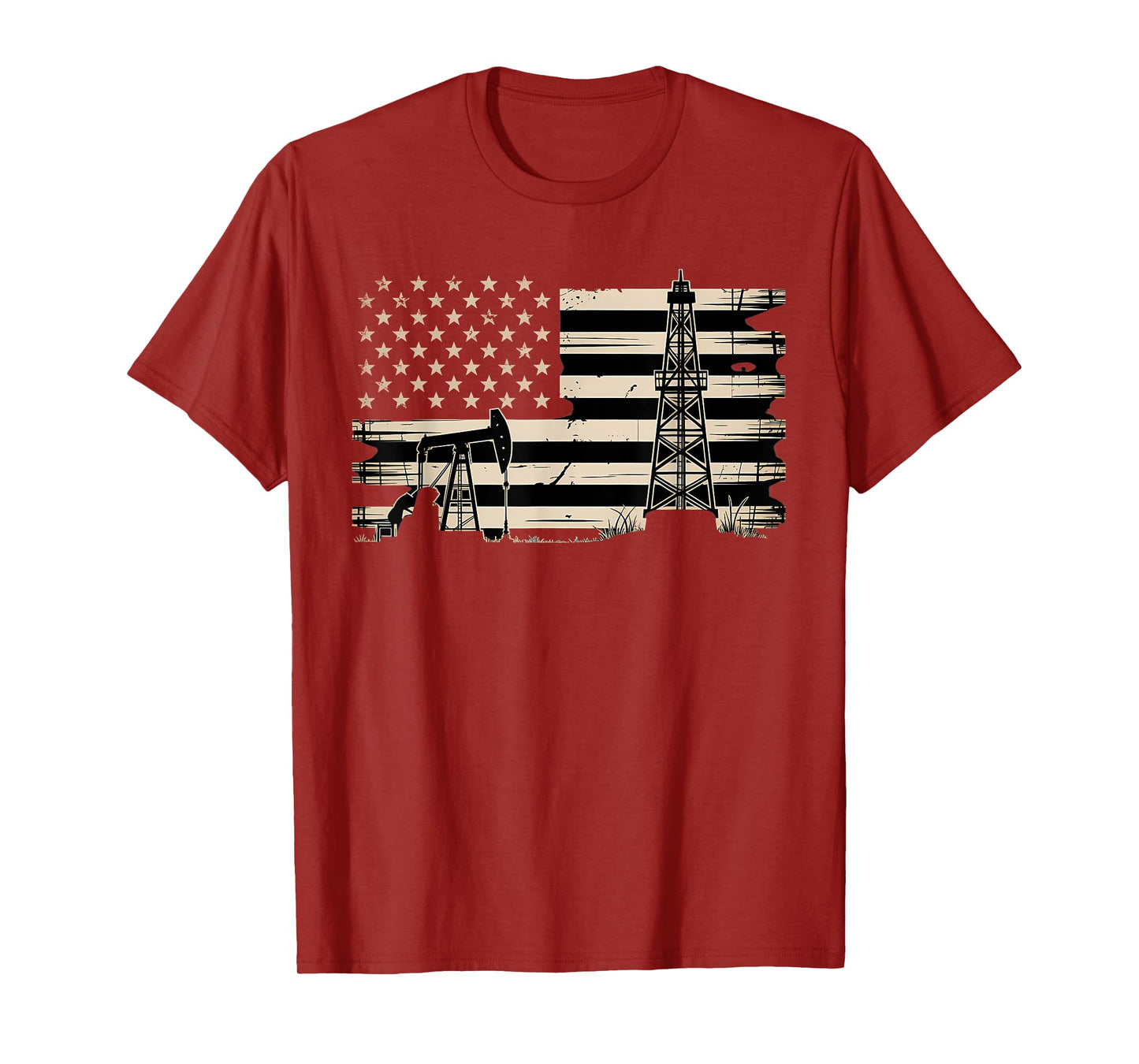 Oilfield Worker Oil Rig Drilling Oilman Oil Worker T-Shirt