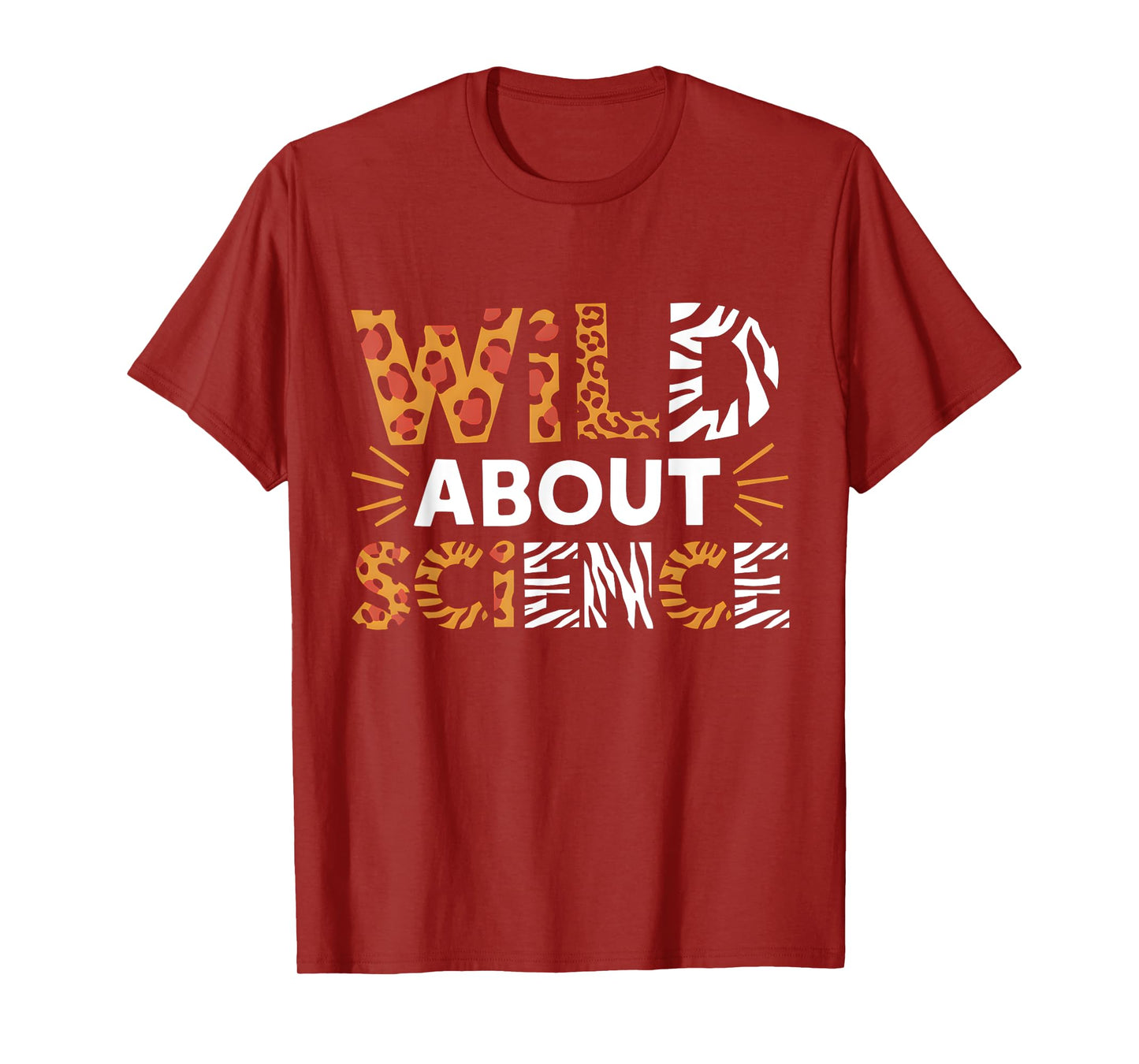 Wild About Science Teacher Animal Print Appreciation T-Shirt