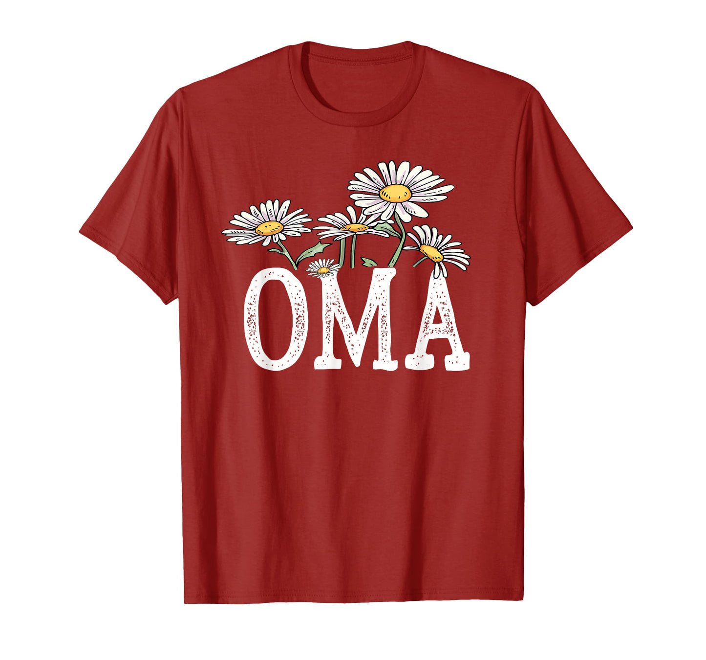 Oma Floral Chamomile Design Mother's Day Gifts Oma T-Shirt
