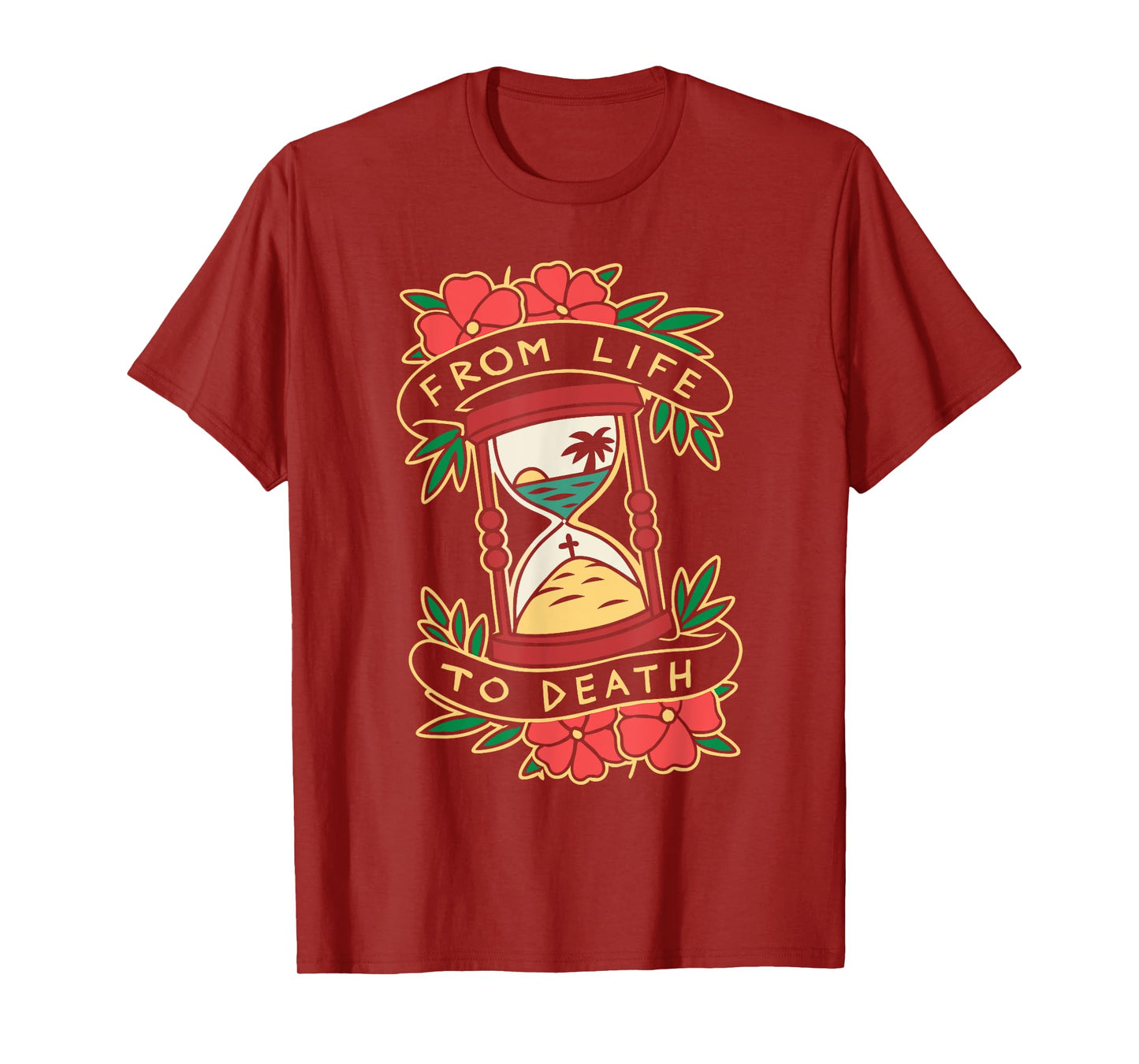 From Life to Death Symbolic Hourglass T-Shirt