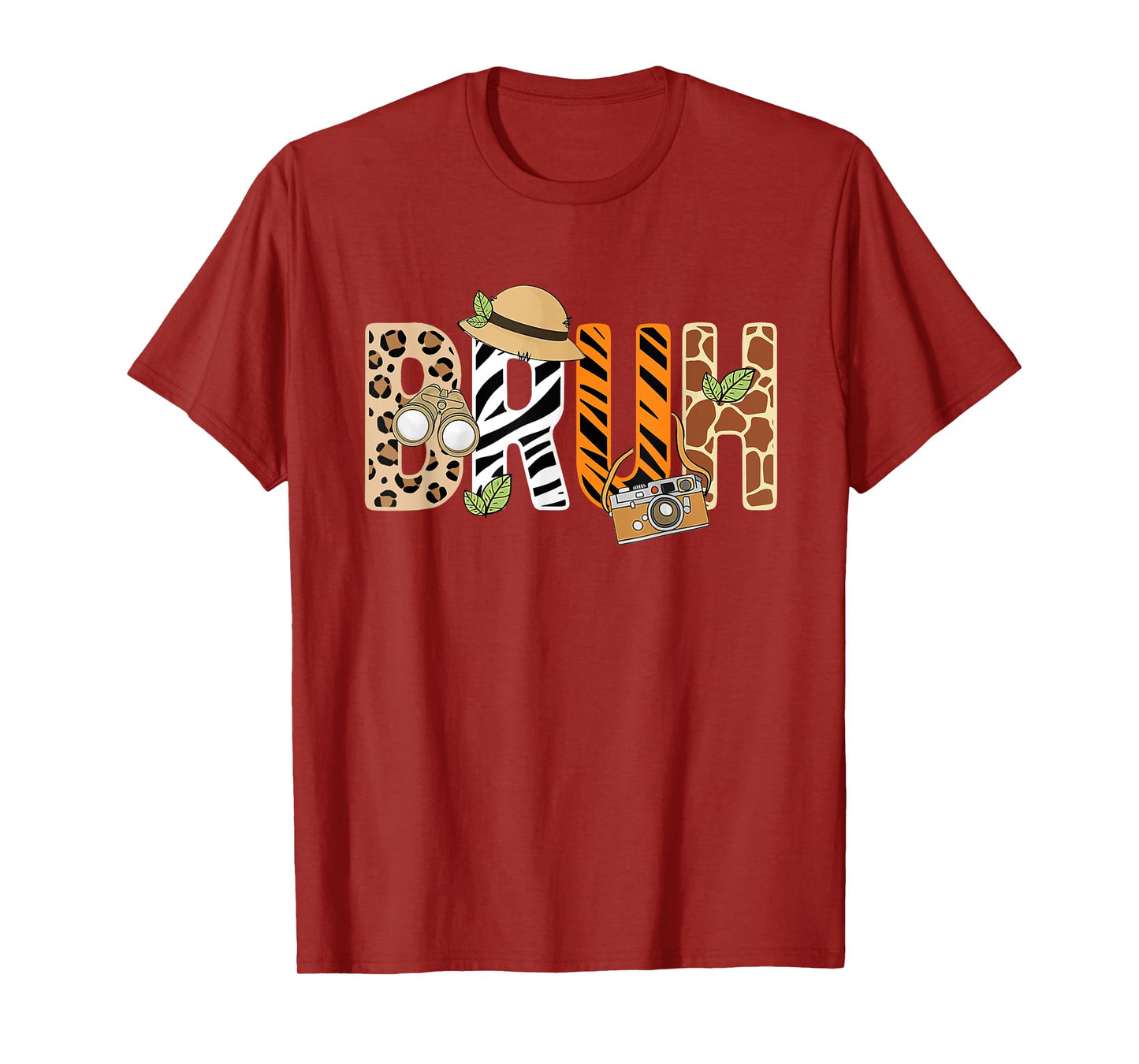 Bruh Zookeeper Safari Funny Animal Wildlife Boys Kids T-Shirt