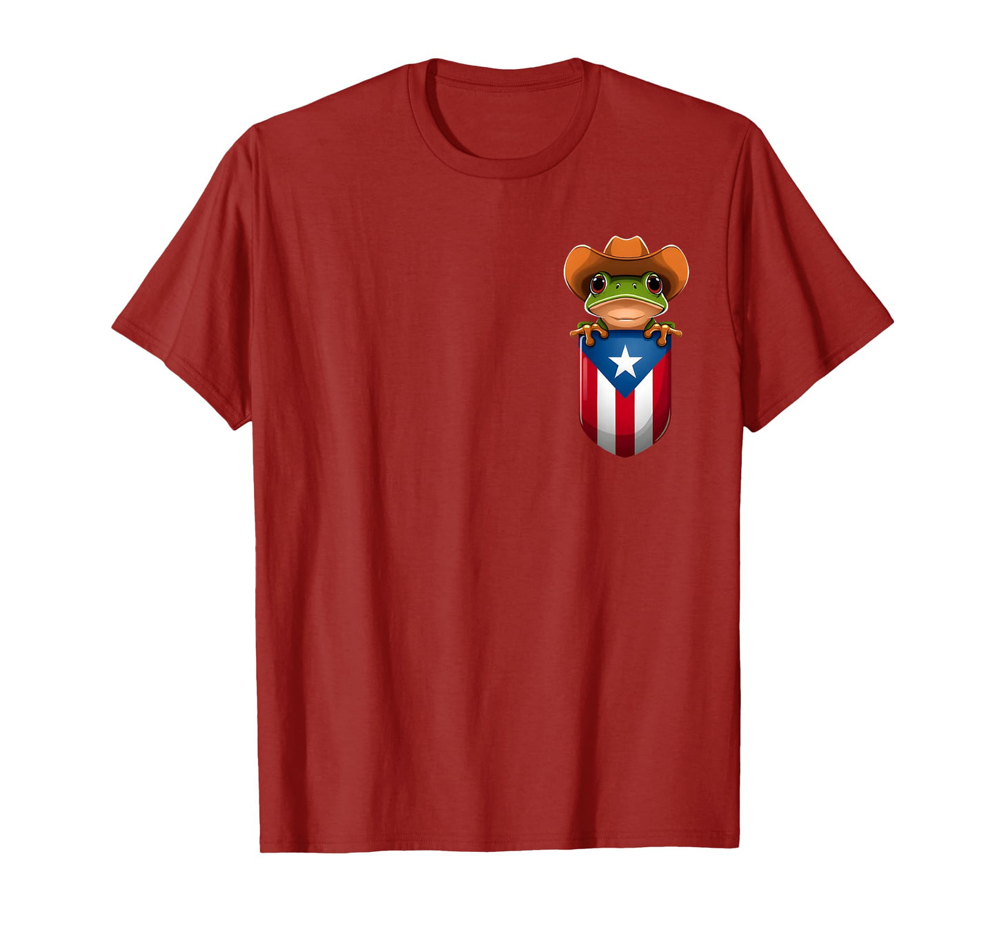 Coqui Frog Puerto rico Men Boricua Pocket T-Shirt
