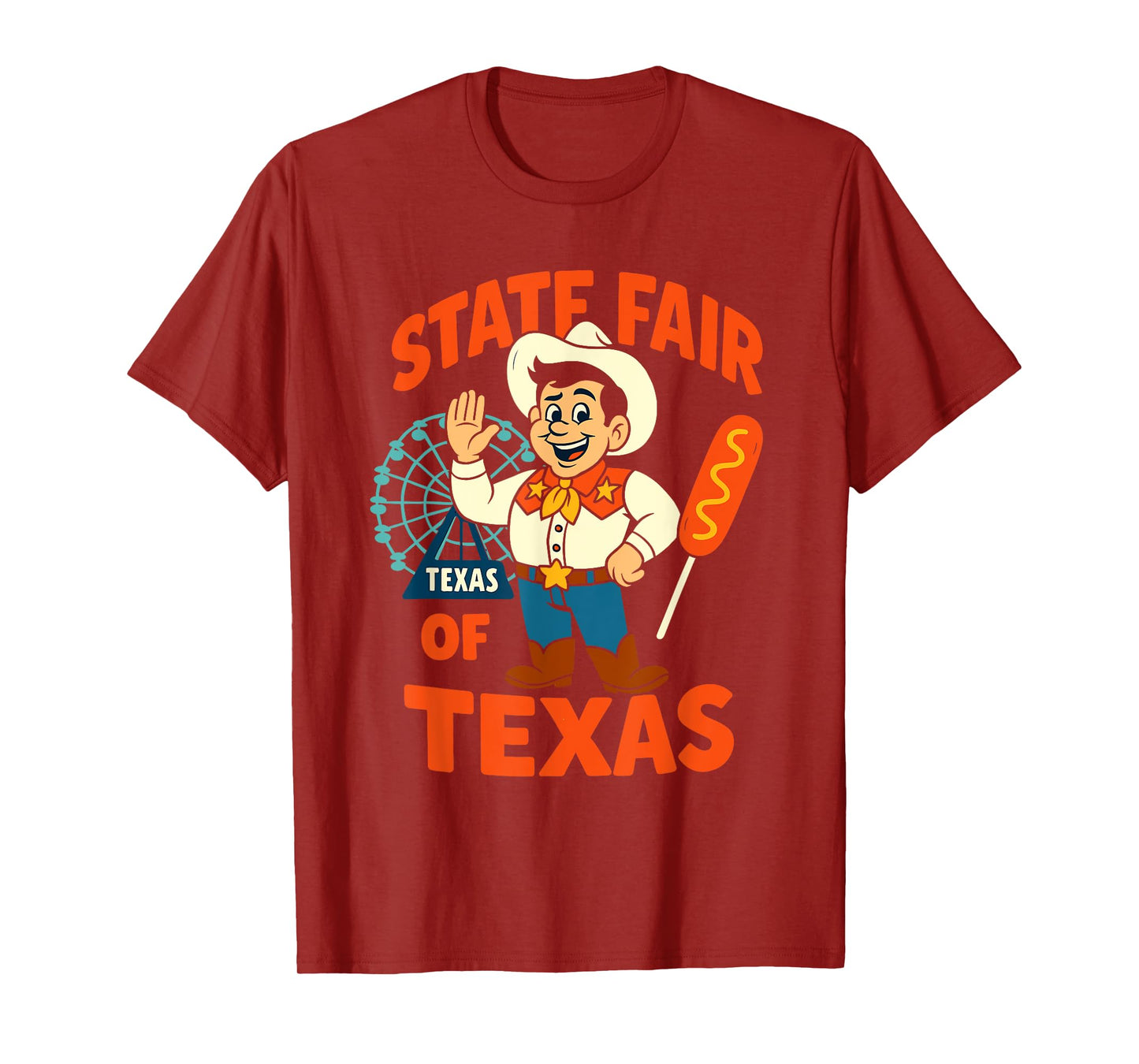 State Fair of Texas Corn Dog Funny Fair Day Men, Women, Kids T-Shirt