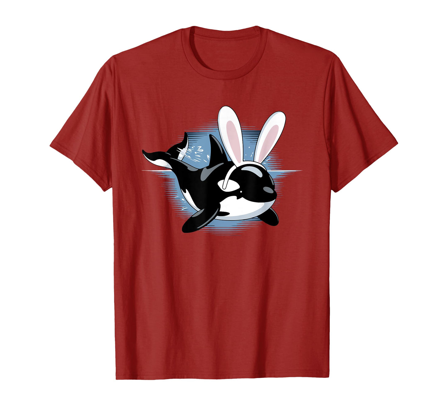 Orca with Ears Funny Easter Kids Boys Girls T-Shirt
