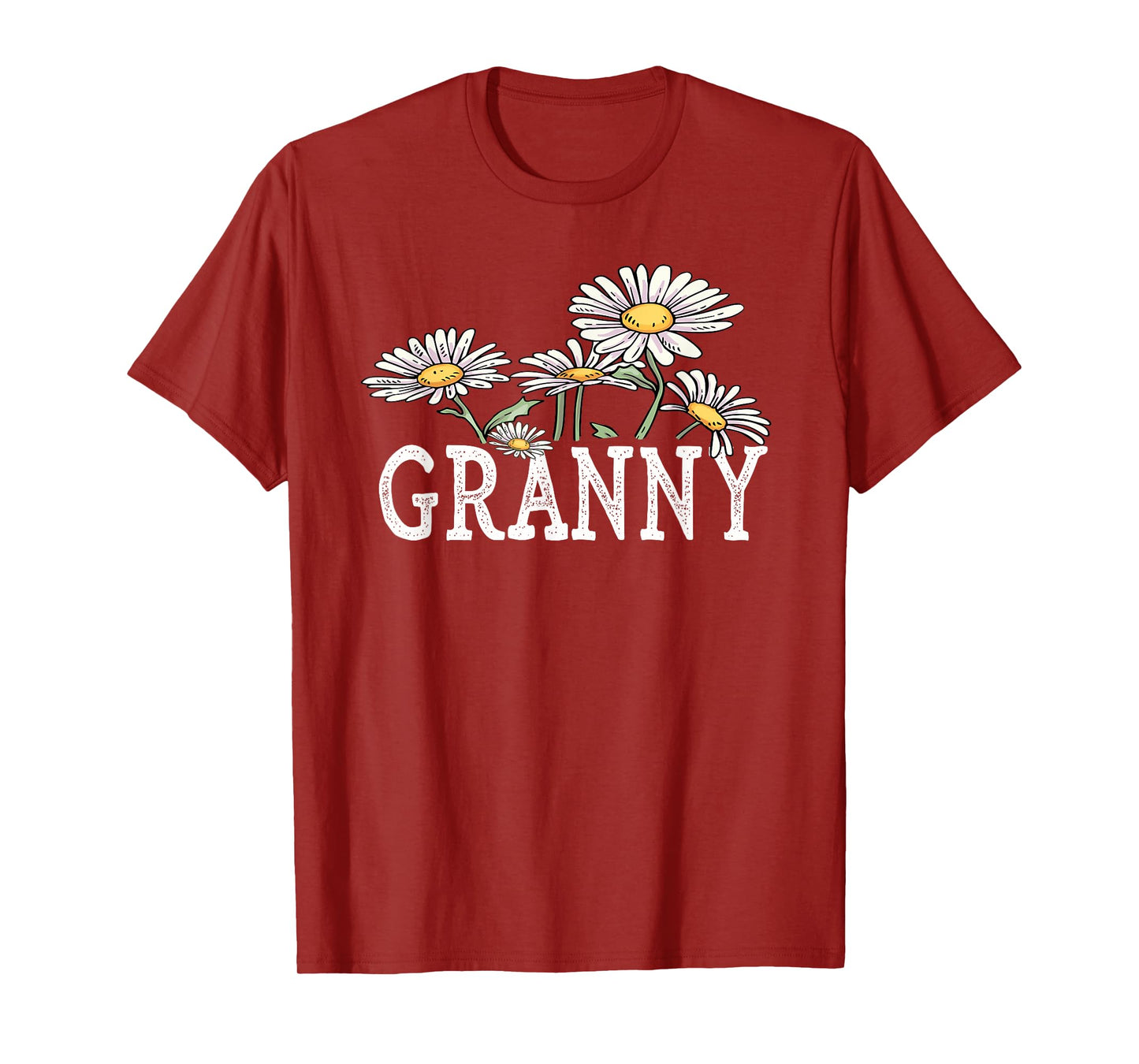 Granny Floral Chamomile Design Mother's Day Gifts Granny T-Shirt