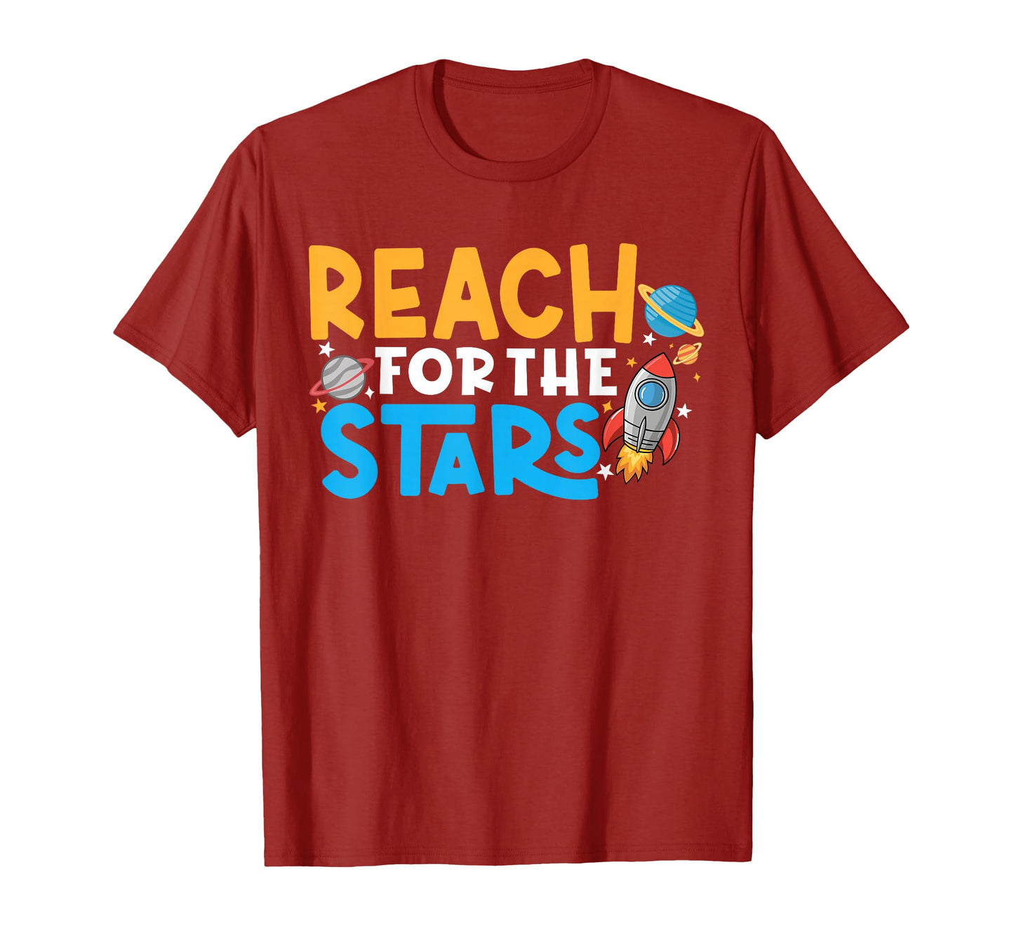 Growth Mindset Teacher Reach For The Stars T-Shirt