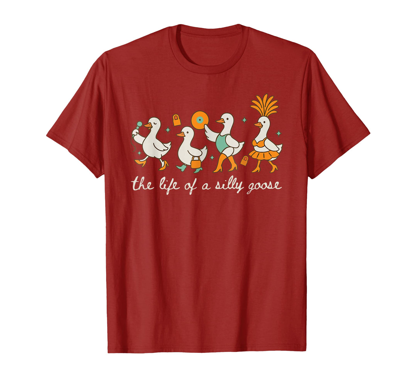 The Life of a Goose Funny Trendy Meme Show Girl Friends T-Shirt