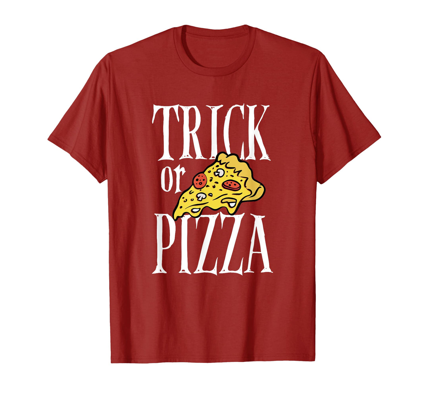 Cool Halloween Day Pizza Dough Trick Or Pizza Italian Food T-Shirt