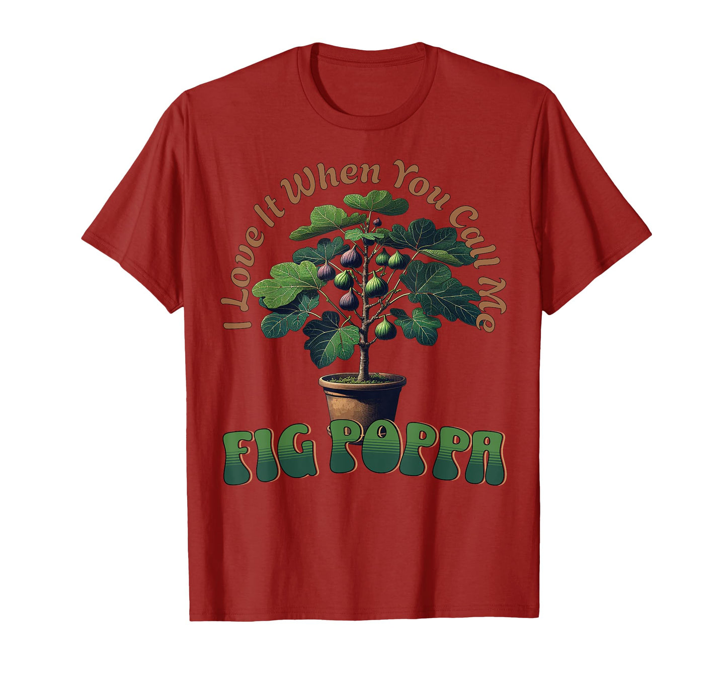 Funny Fig Tree for Gardeners And Fruit Orchard Growers T-Shirt