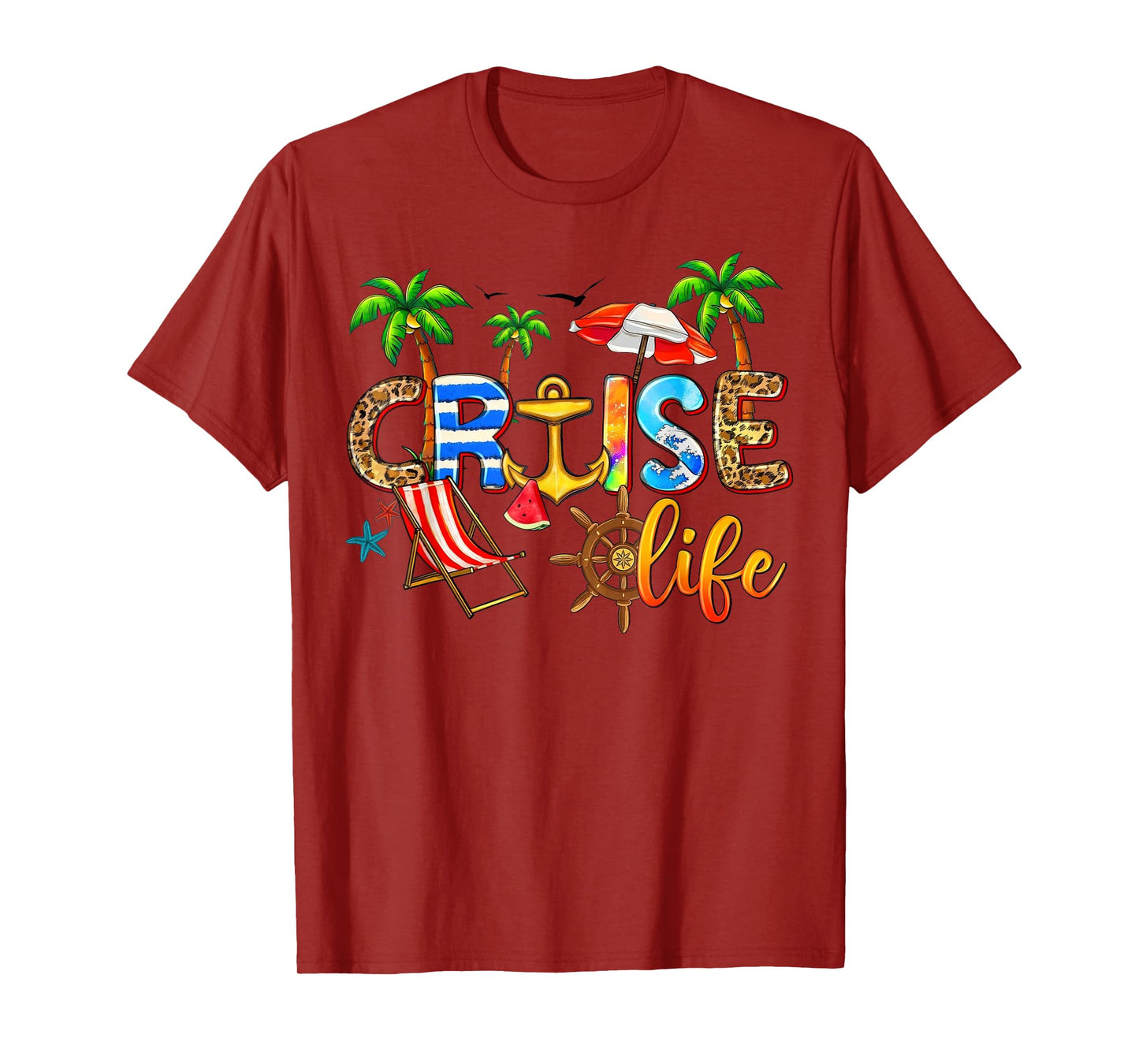 Cruise Life 2024 Summer Vacation Family Matching Men Women Girls Kids T-Shirt