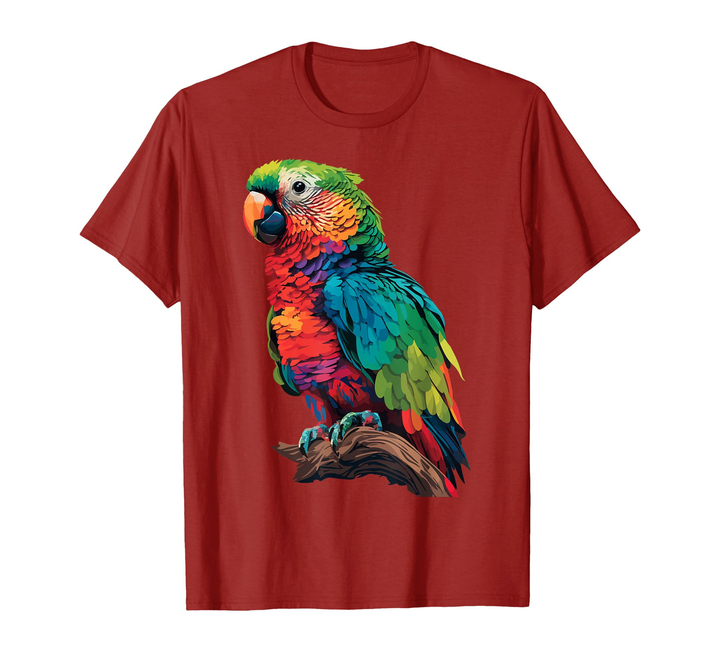 Colorful Parrot Watercolor T-Shirt