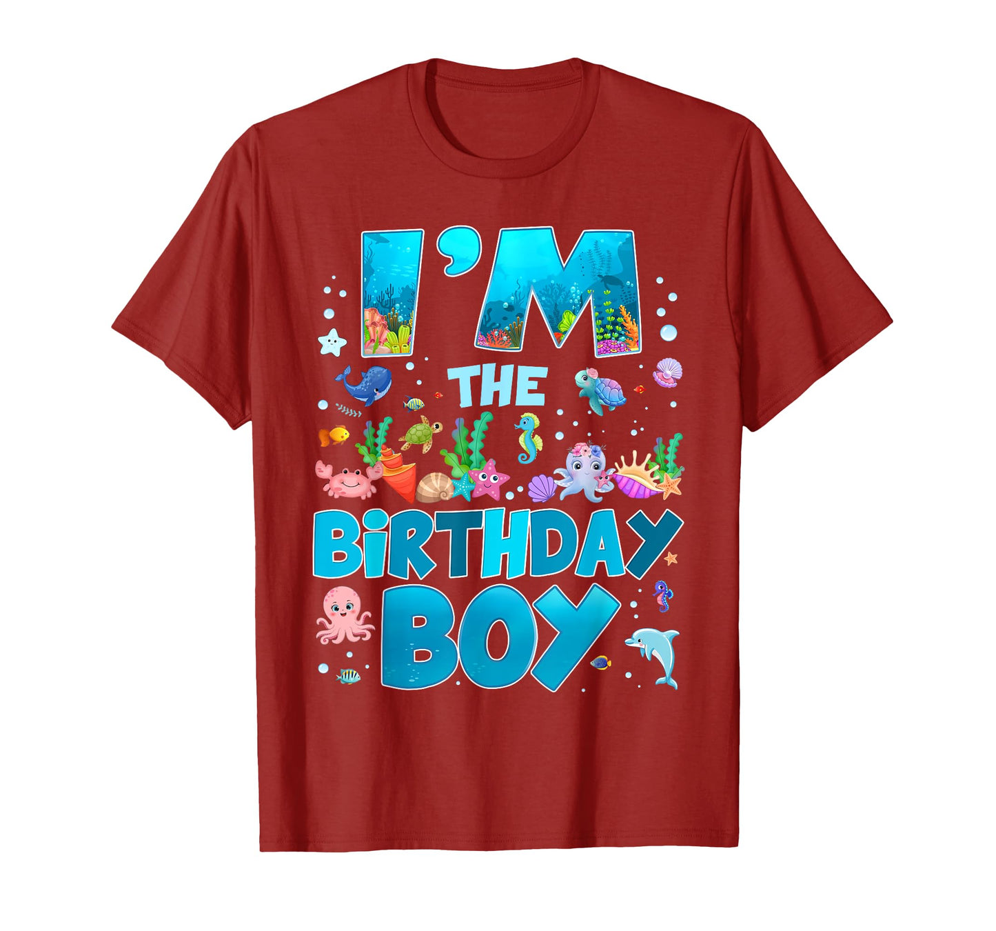 I'm The Birthday Boy Ocean Animal Wildlife Birthday Family T-Shirt