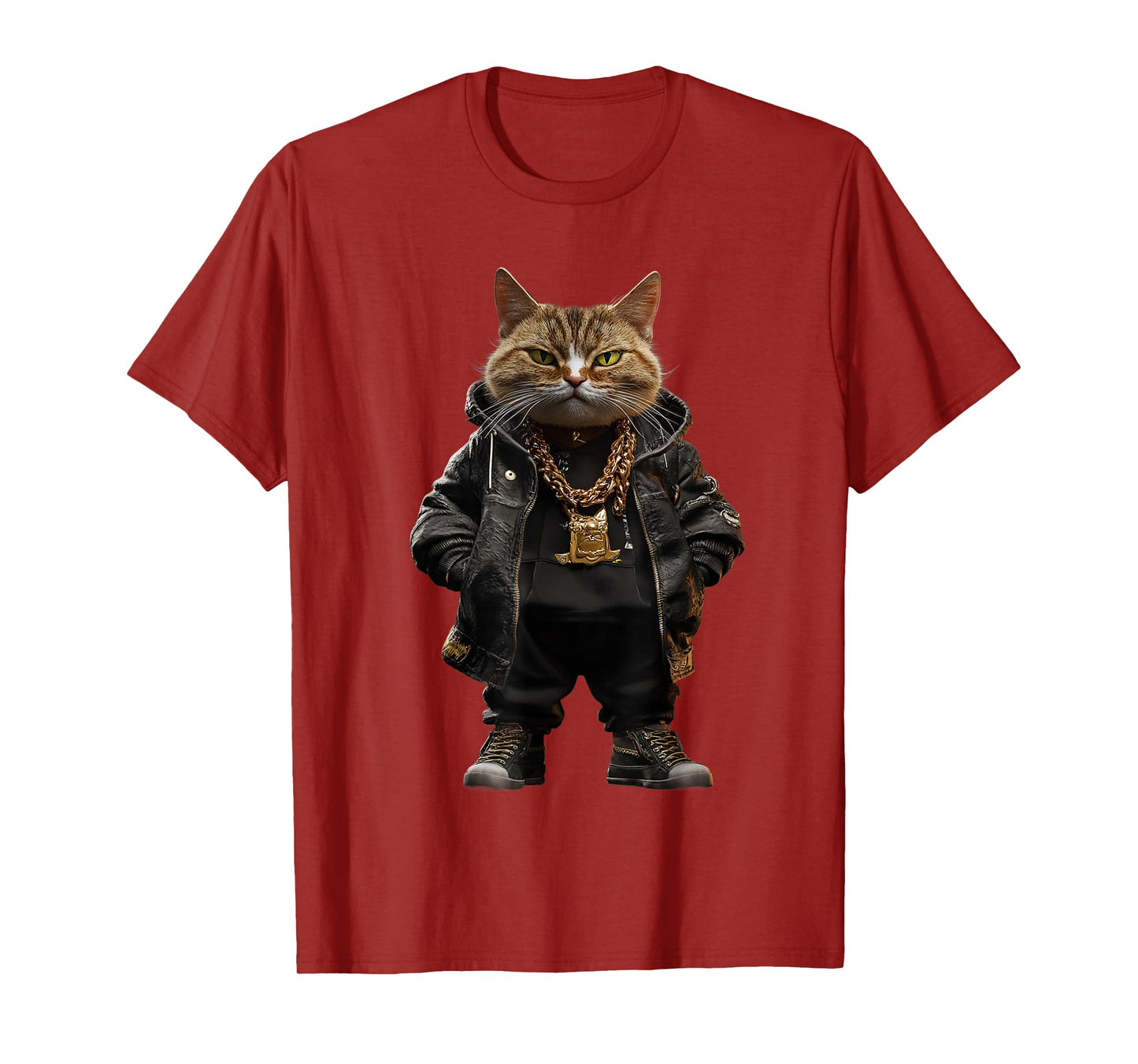 Thug Gangster Life Cat For Hip Hop Fans Meme and Cat lovers T-Shirt for Men Women
