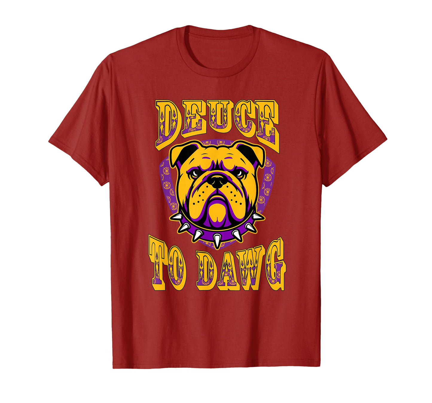 AMAZIGREEK Omega Psi Phi Fraternity Paraphernalia, Deuce To Dawg T-Shirt