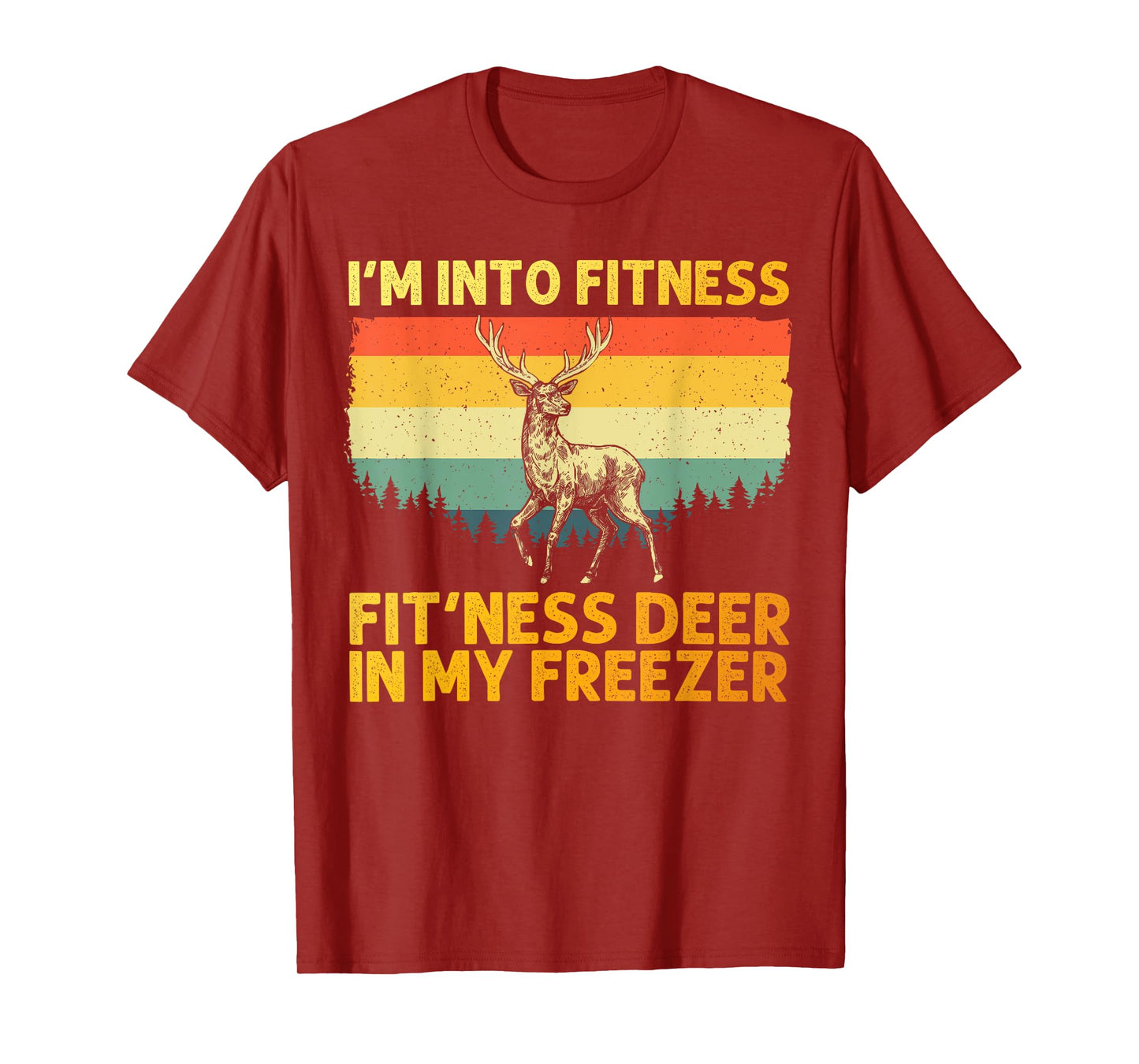 Deer Hunting Art for Men Women Wildlife Hunter Deer Hunting T-Shirt