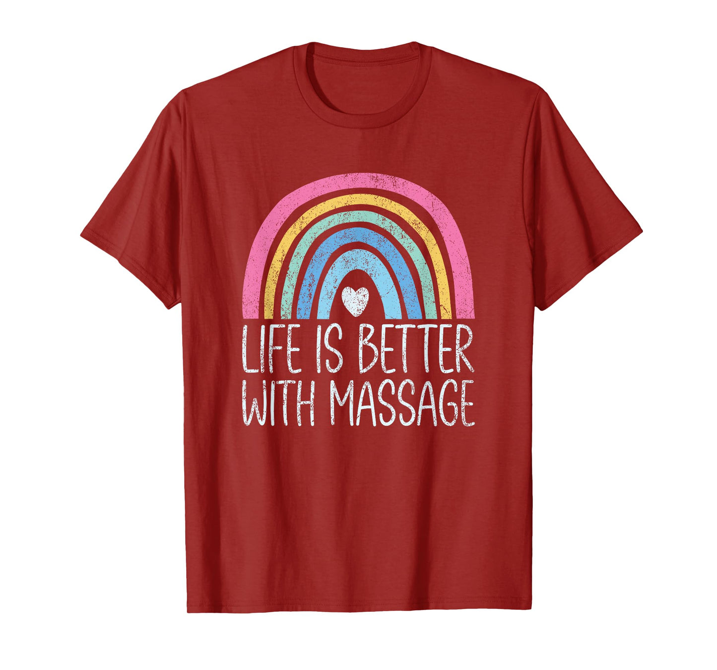 Vintage Life Is Better With A Massage LMT Massage Therapist T-Shirt