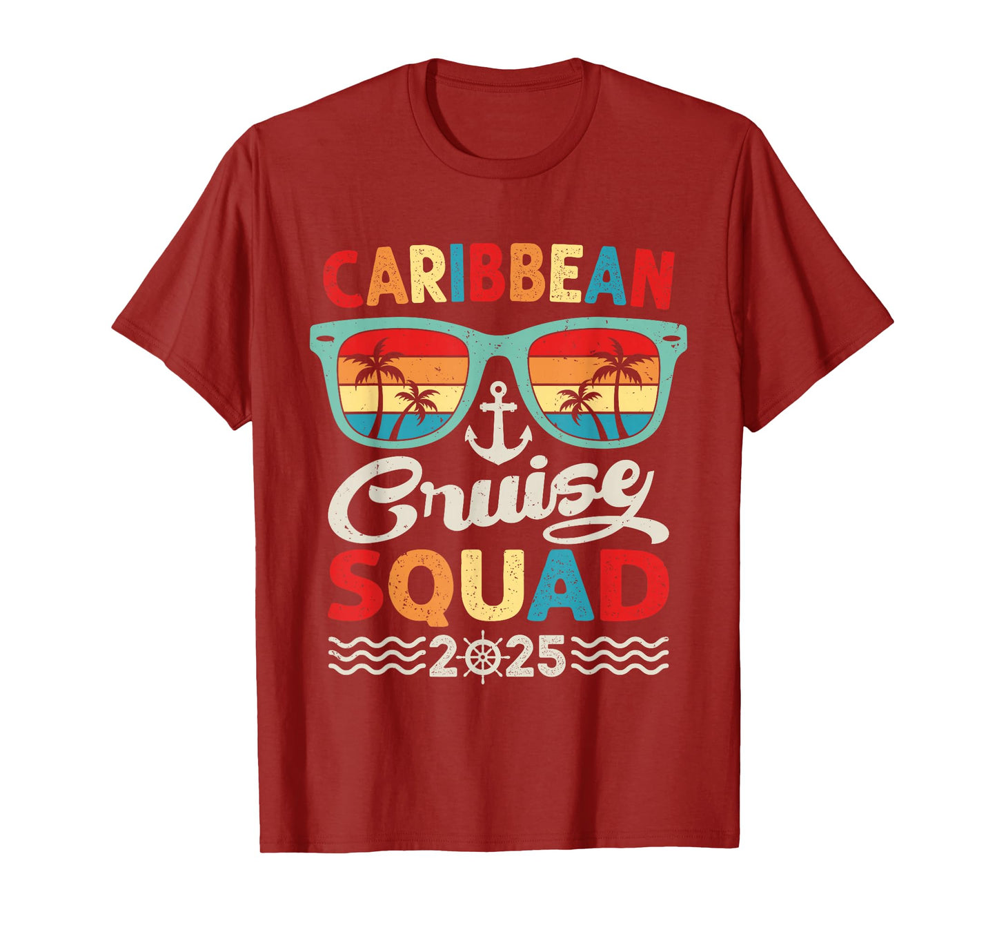Caribbean Cruise Squad 2025 Family Vacation Trip Matching T-Shirt