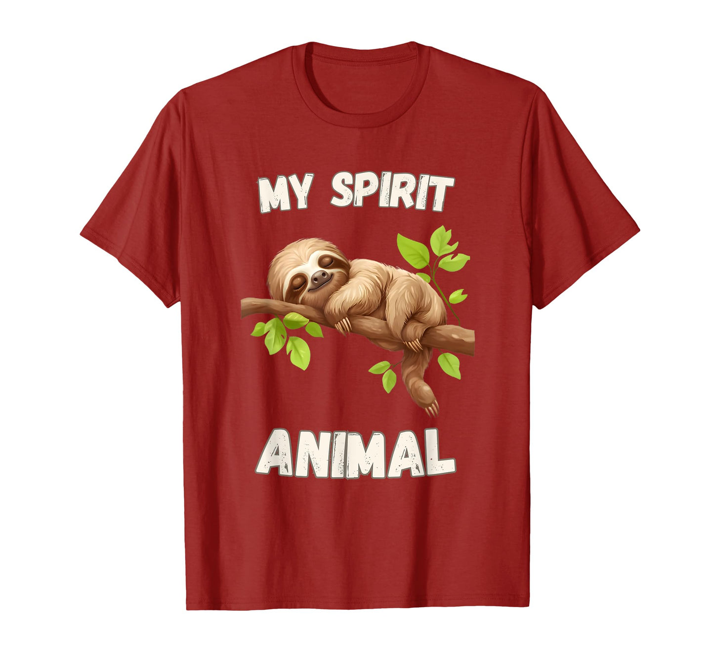Sloth Is My Spirit Animal - Lazy Napping Funny Sloth Gift T-Shirt