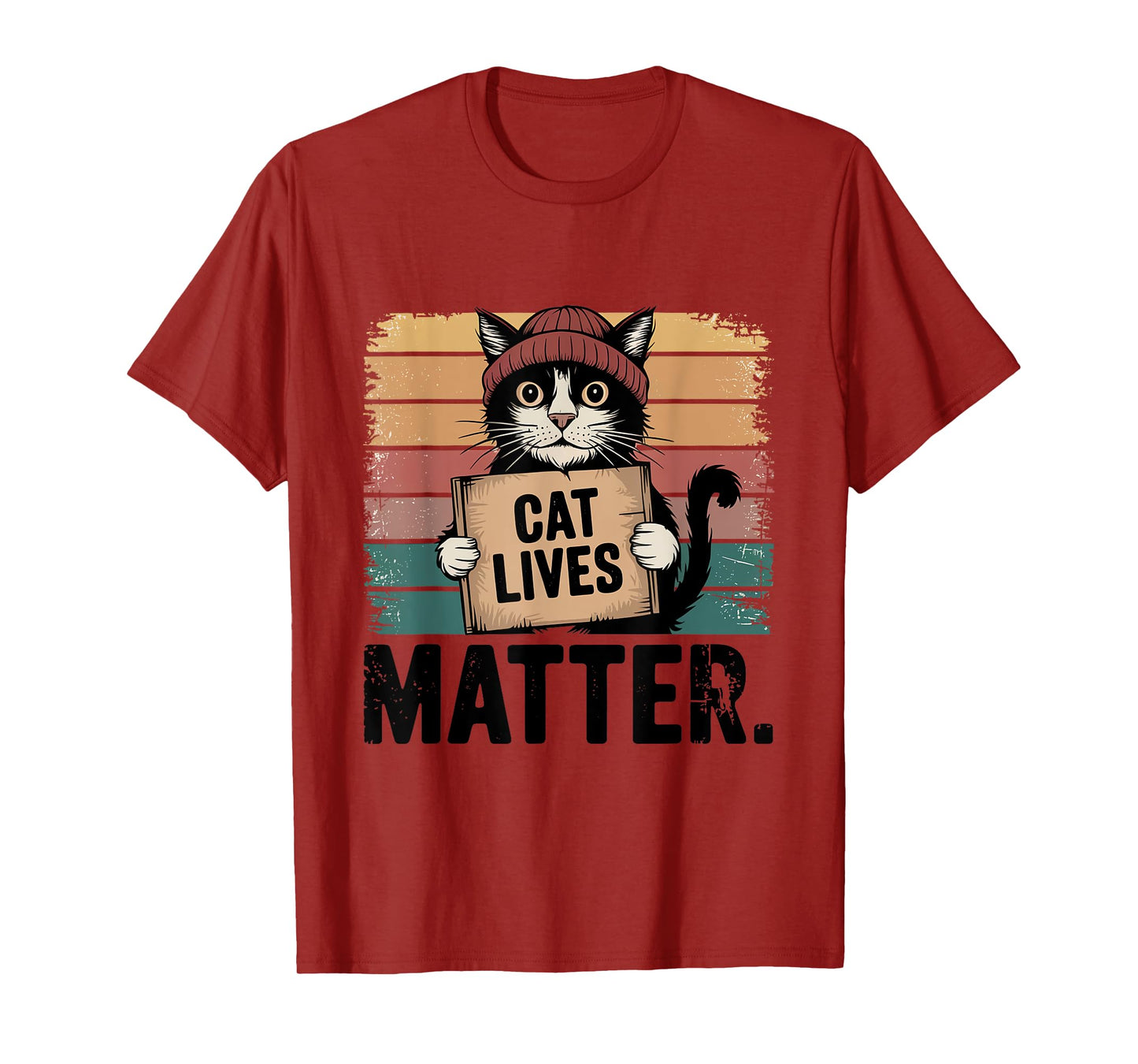 Donald Trump 2024 Cats Lives Matter Please Don't Eat My Cat Men Women T-Shirt