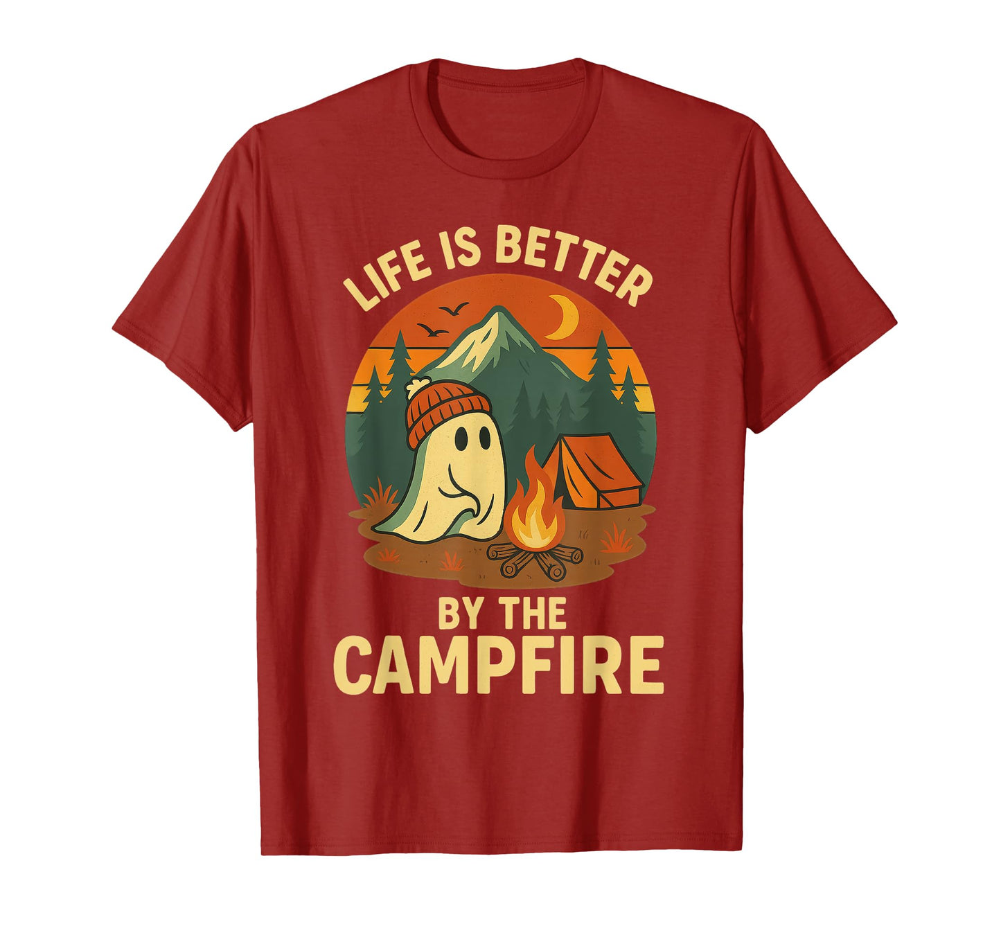 Campfire: Life Is Better by the Campfire Camp T-Shirt