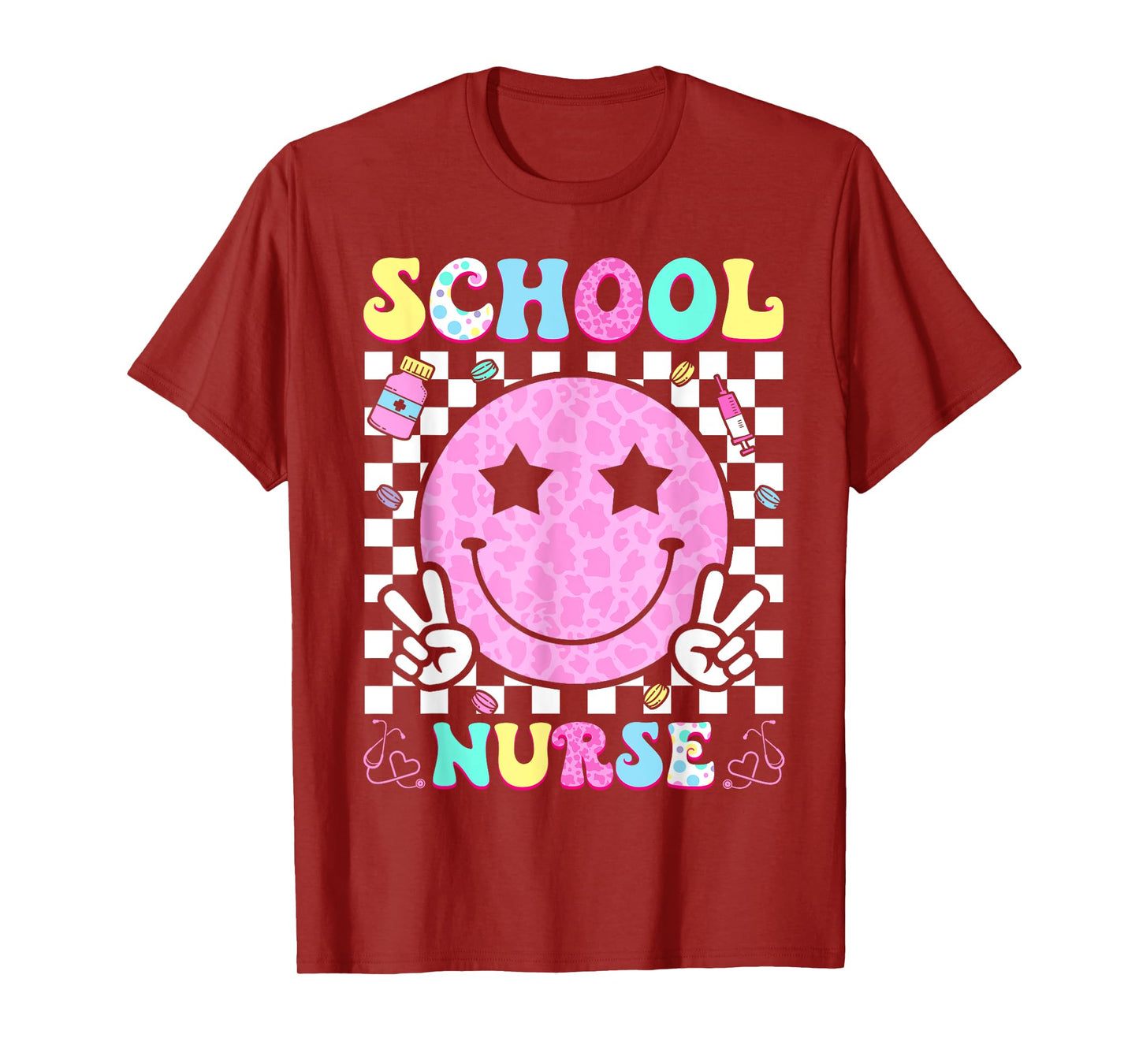 School Nurse Cute Nursing School Nurse Life Nurse Week T-Shirt