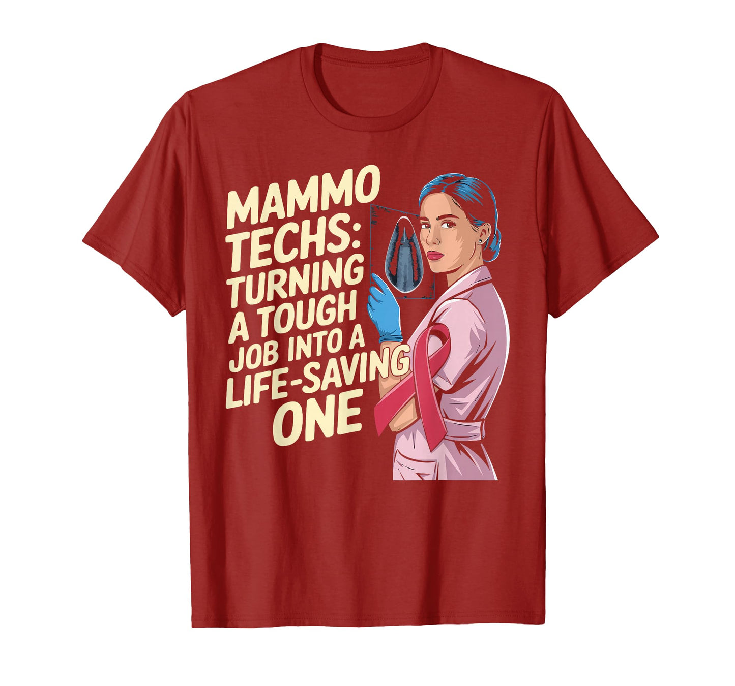 Mammography Technologist Job Mammographer Mammo Tech T-Shirt