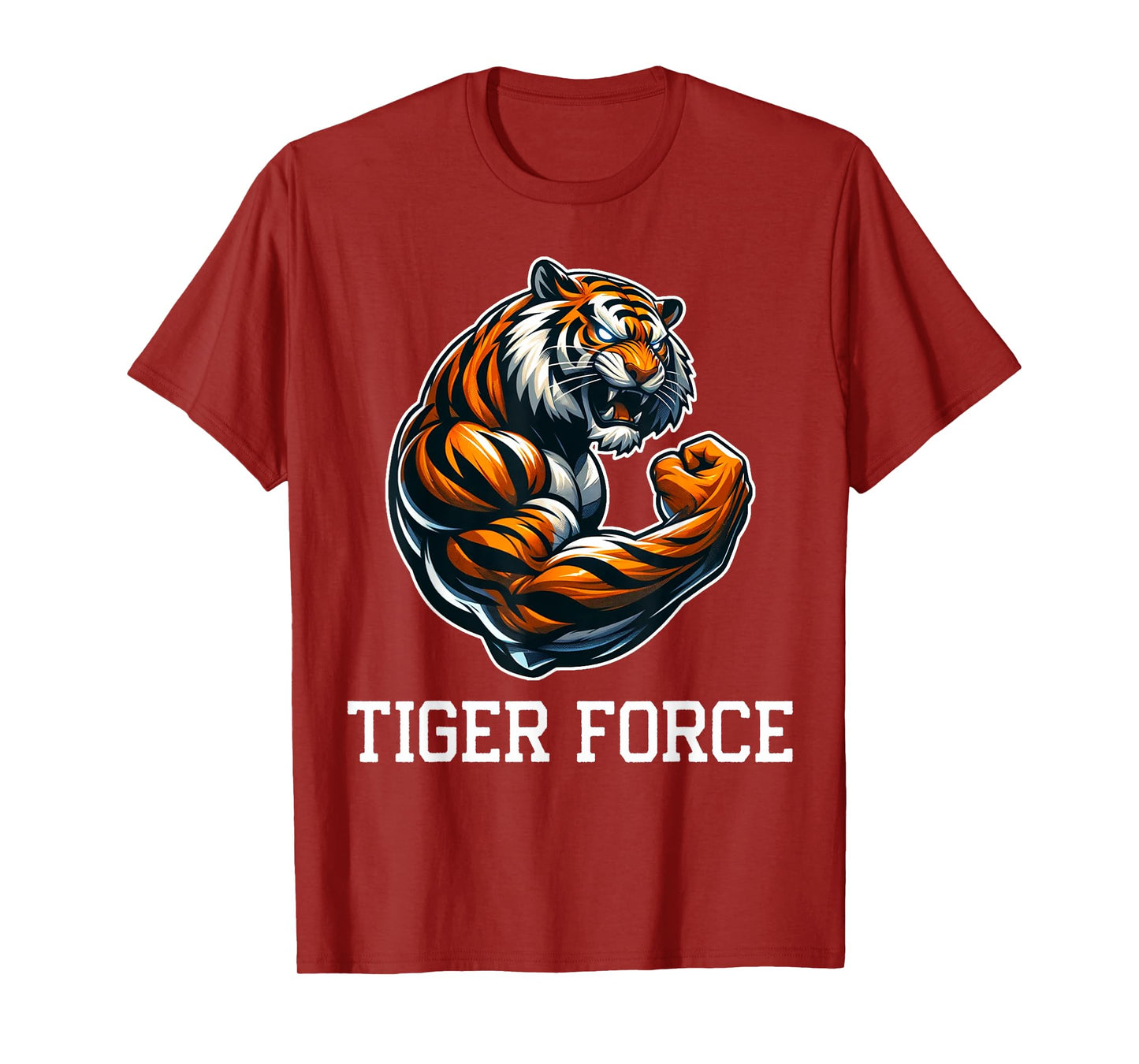 Tiger Force Wild Animal Lover Wildlife Nature Graphic T-Shirt