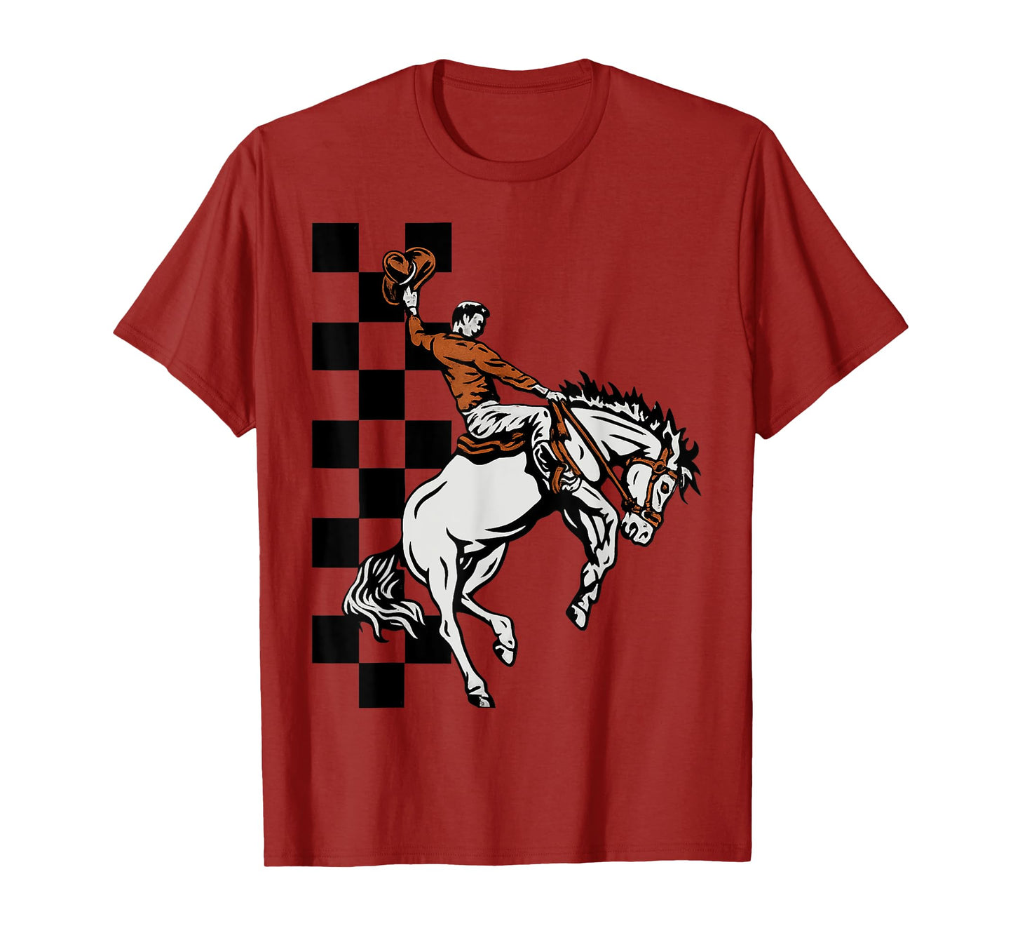 Cowboy Bronc Rider Rodeo Western Gift for Men Women Kids T-Shirt