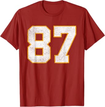 In My Number 87 Era Vintage Retro T-Shirt