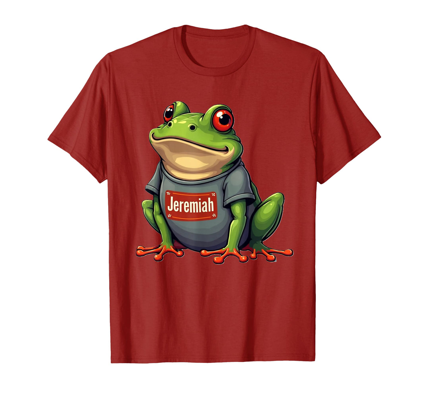 Jeremiah The Cool Retro Bullfrog T-Shirt