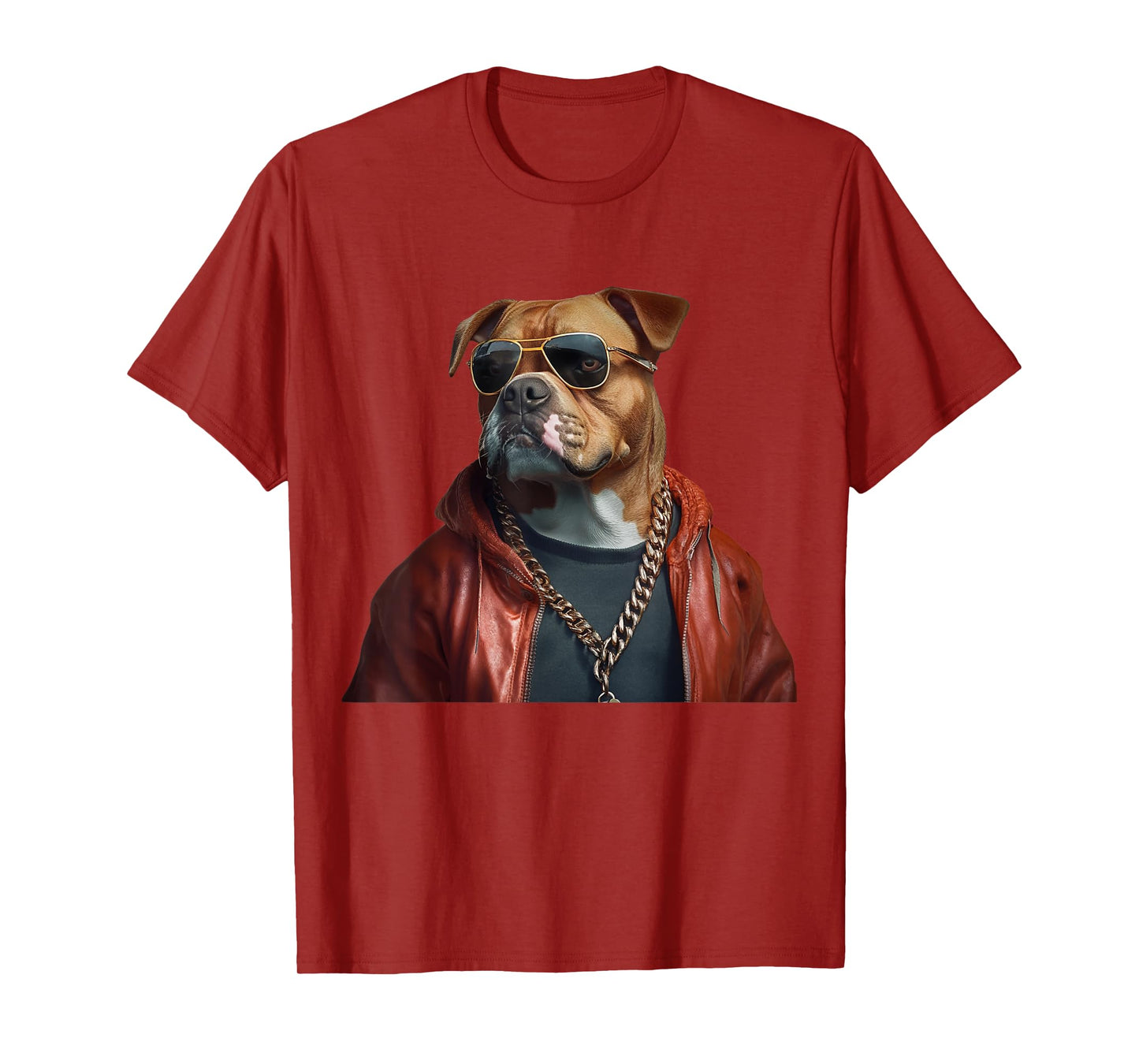 Thug Gangster Life Dog For Hip Hop Fans & dog Meme lovers Men Women T-Shirt