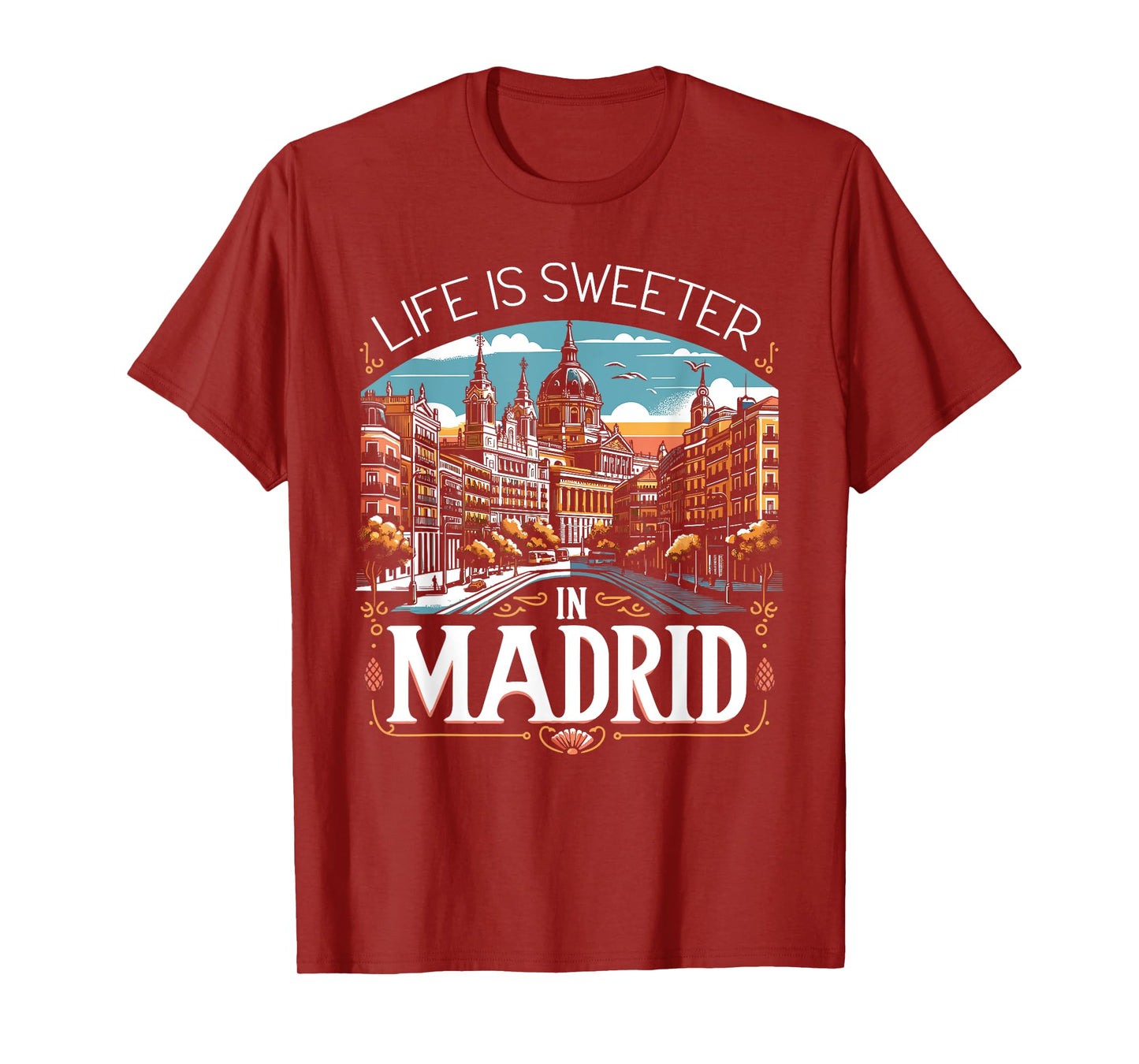 Madrid Spain Travel Vacation Europe I Love Madrid T-Shirt