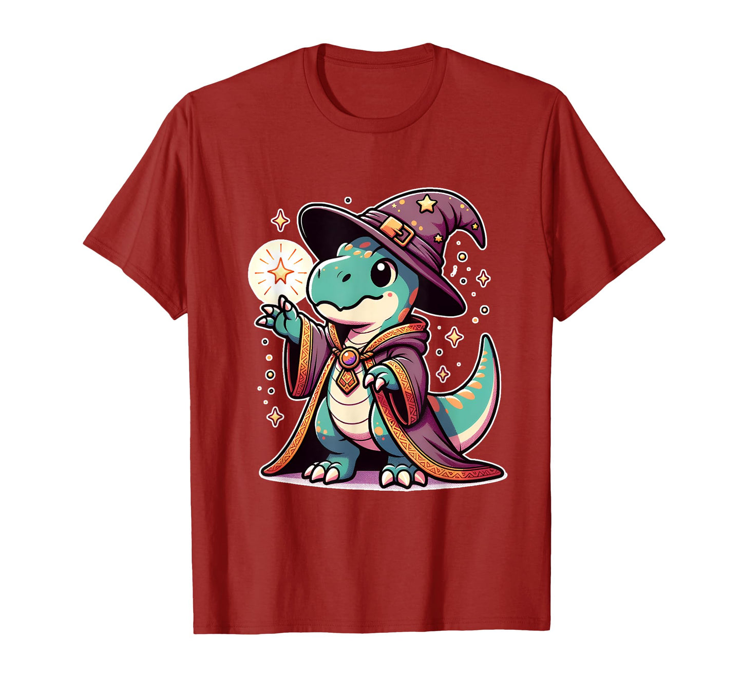 Halloween wizard funny dinosaur T-Shirt