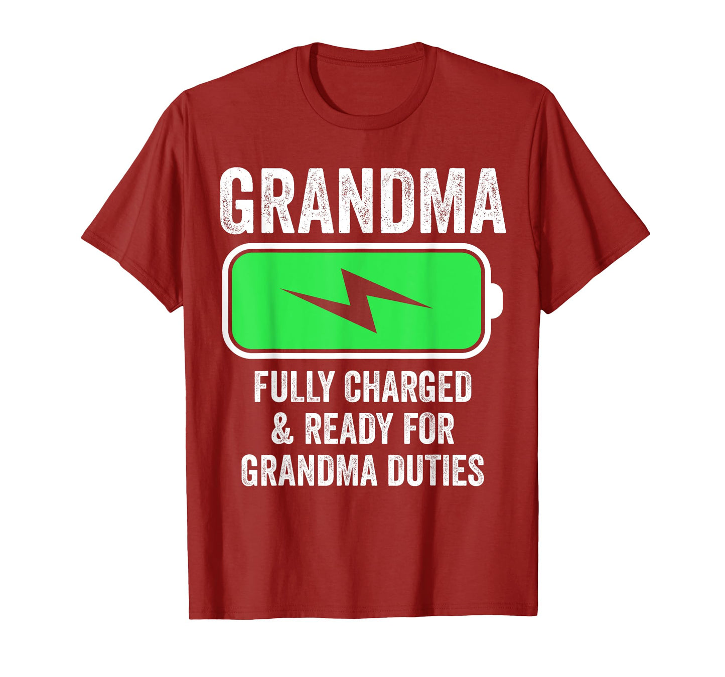 Funny grandma charged grandmother energetic granny joke T-Shirt