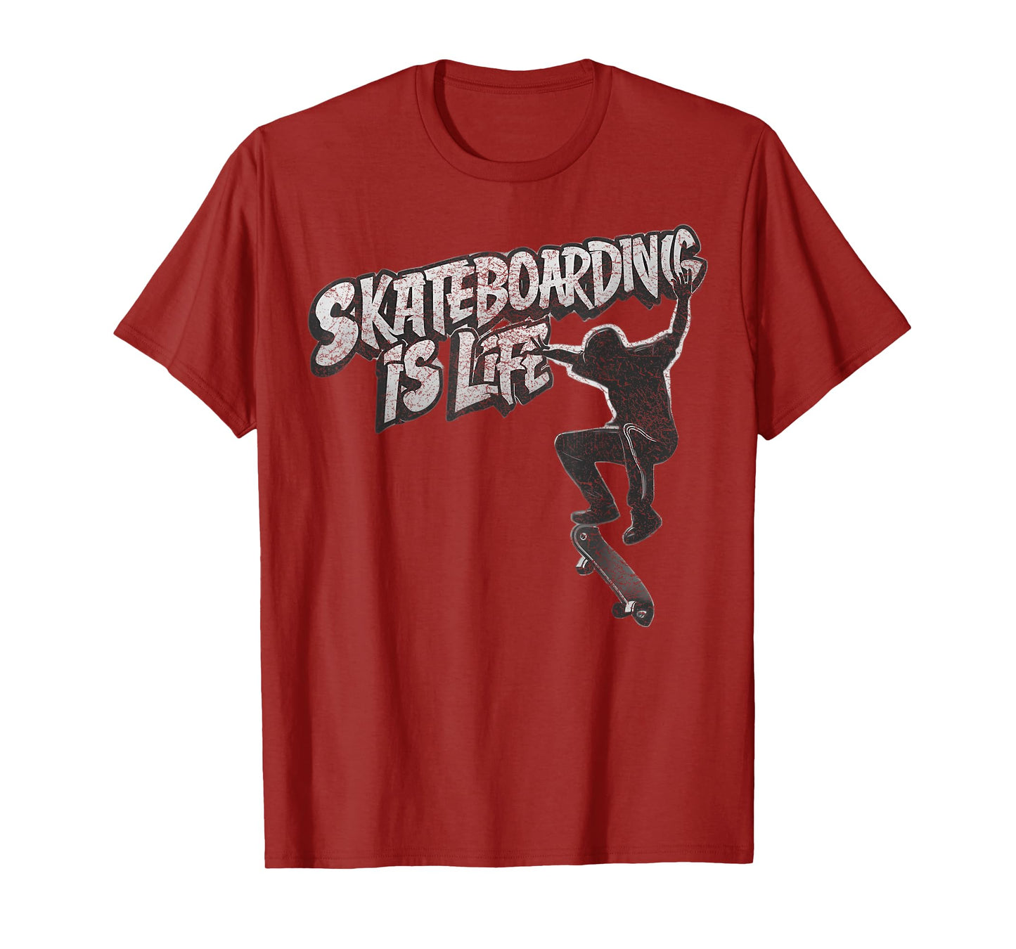 Skateboard Tricks Skateboarding Is Life Graffiti Skateboard T-Shirt