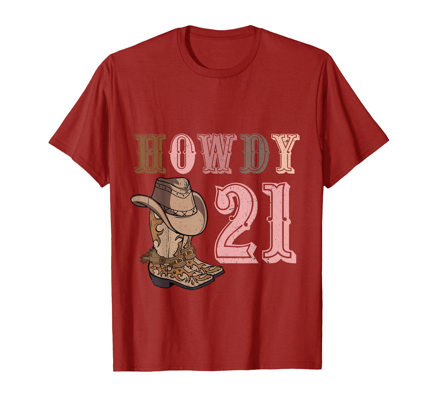 21st Birthday Howdy Birthday 2024 Western 21st Birthday T-Shirt