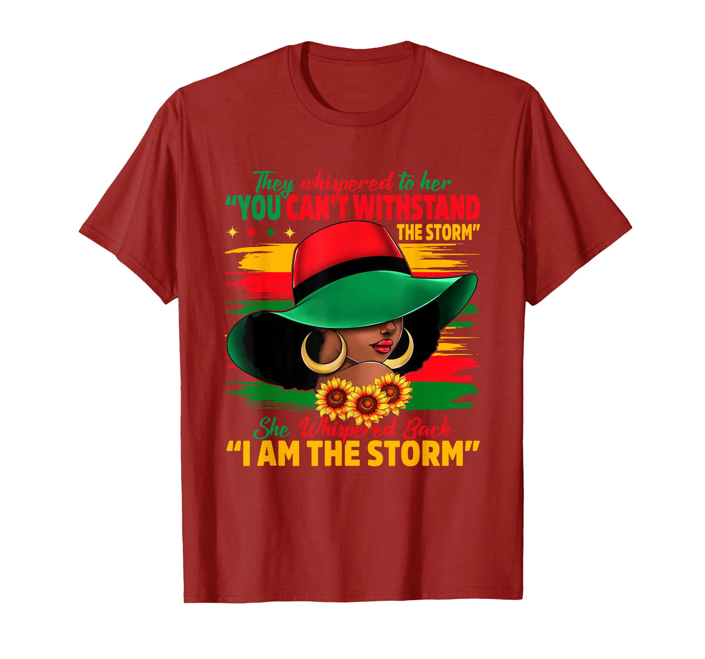 Proud Black African American Ladies Black History Month T-Shirt